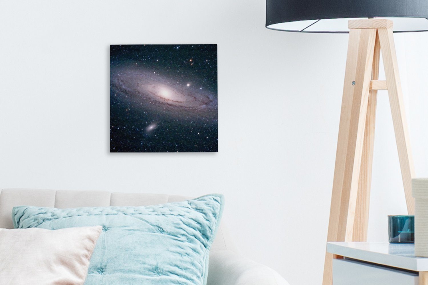 Leinwand Bilder St), Die Schlafzimmer Milchstraße (1 Leinwandbild für am Wohnzimmer Sternenhimmel, OneMillionCanvasses®