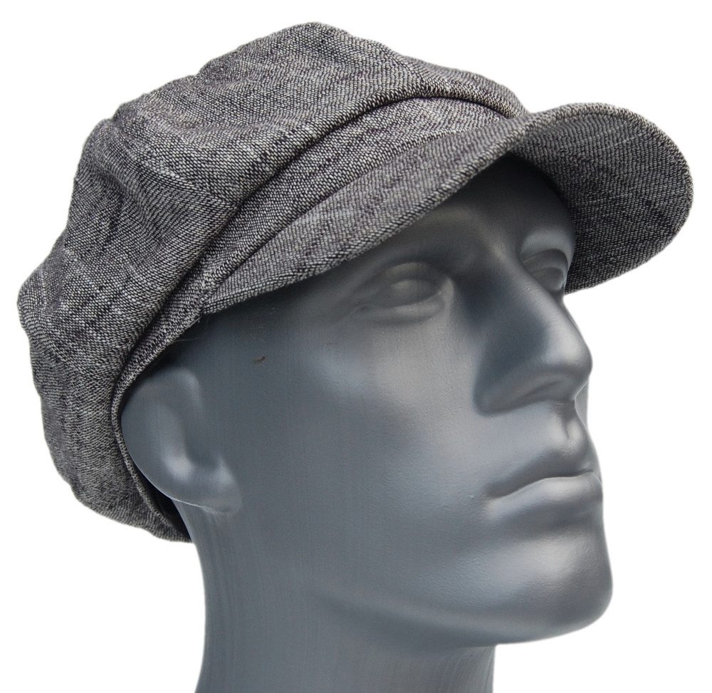 Cool4 Ballonmütze Leinen Bakerboy Newsboy Cap
