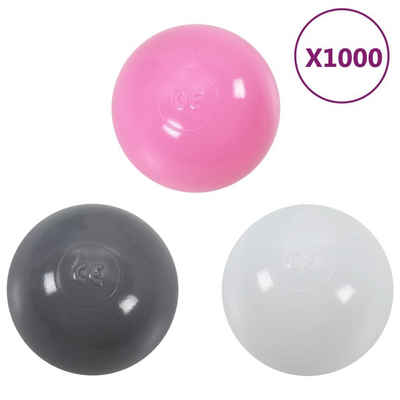 vidaXL Spielball Bälle für Bällebad 1000 Stk. Mehrfarbig