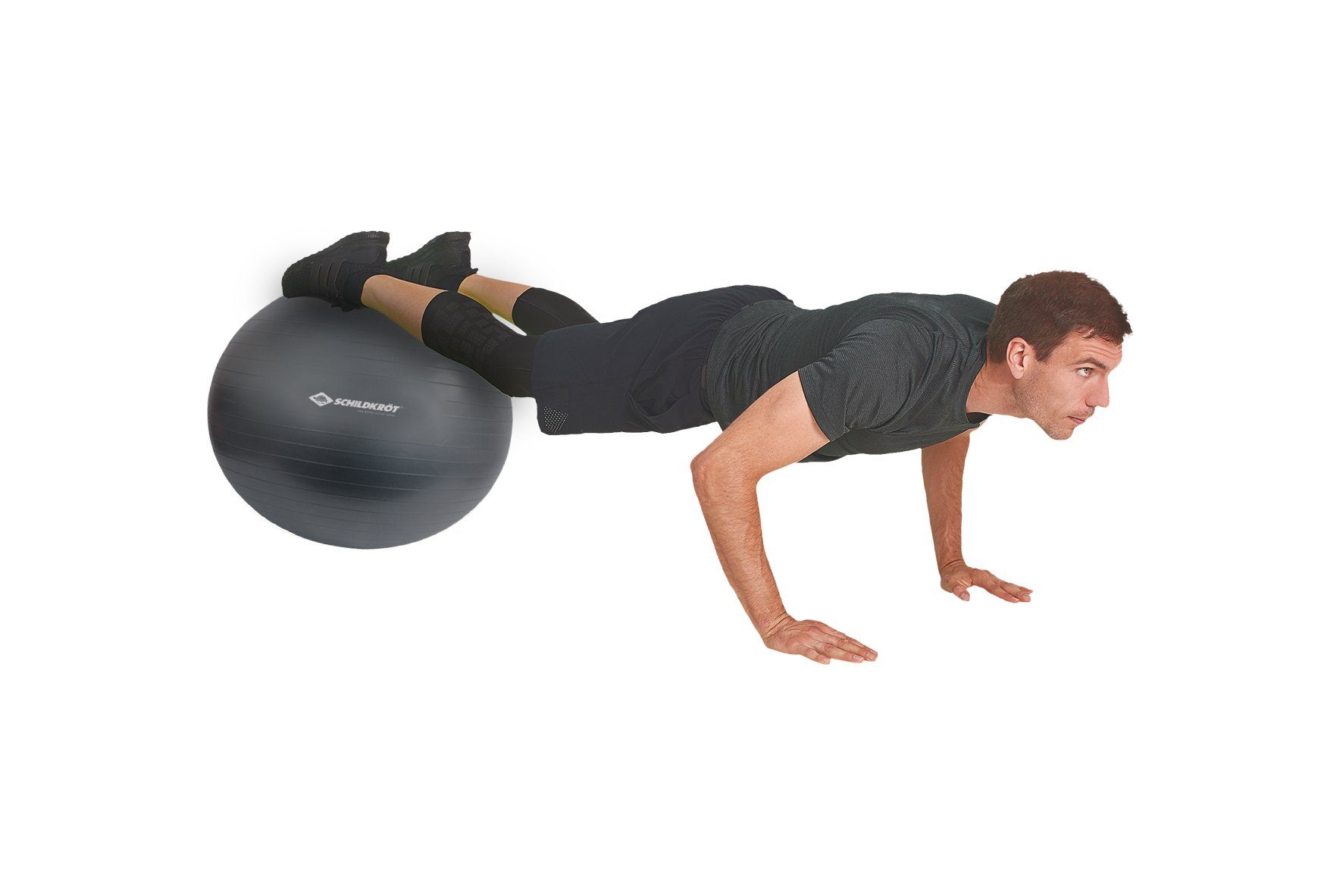Schildkröt-Fitness Gymnastikball GYMNASTIKBALL 75 cm, (anthracite)