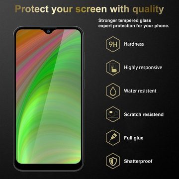 Cadorabo Schutzfolie Samsung Galaxy A32 5G, (3-St), 3x Vollbild Schutzglas Panzer Folie (Tempered) Display-Schutzglas