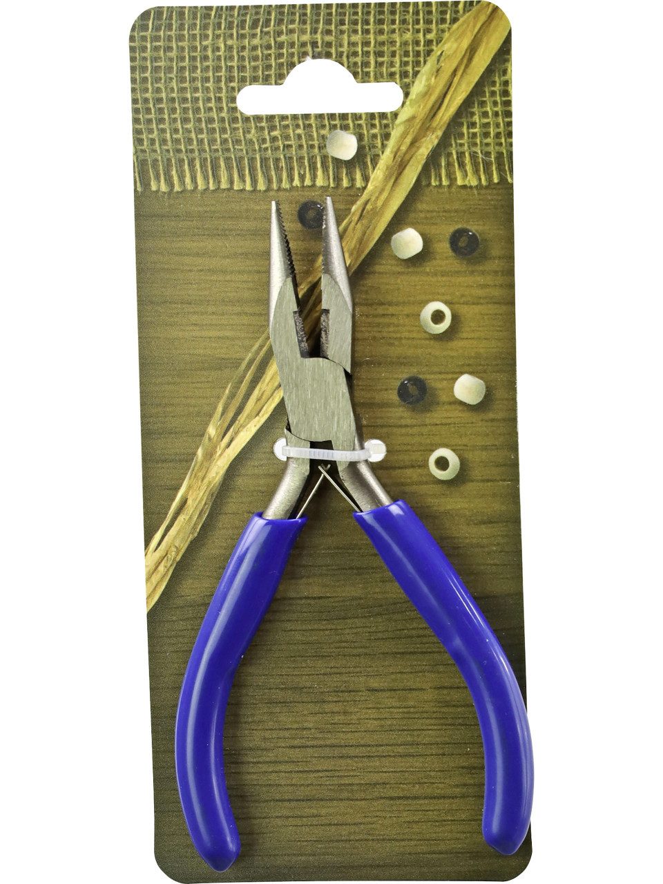 Rodermund Flachzange Flachzange zum Basteln 12 cm blau-silber