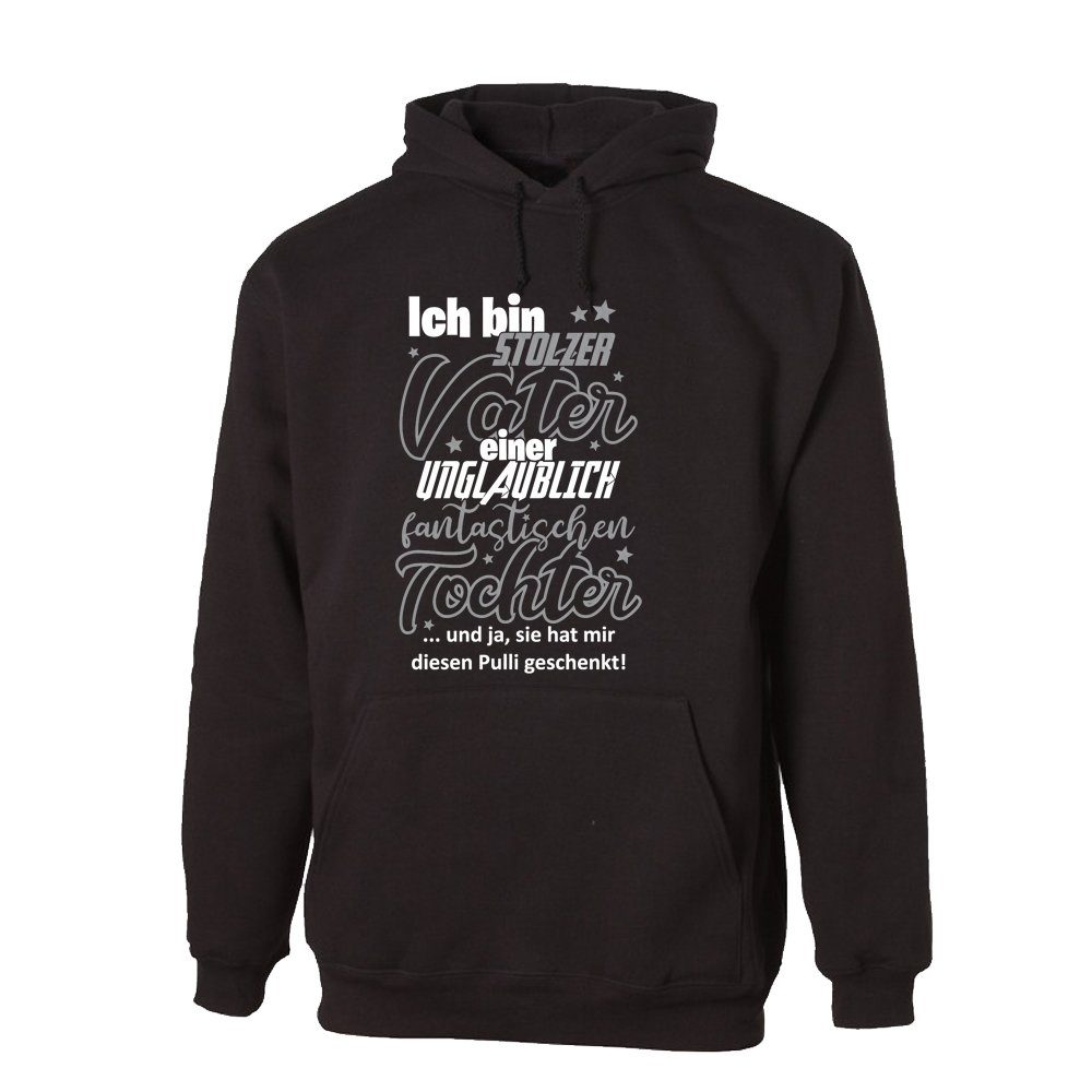 G-graphics Hoodie Ich bin stolzer Vater einer unglaublich fantastischen Tochter mit trendigem Frontprint mit Spruch zum Vatertag