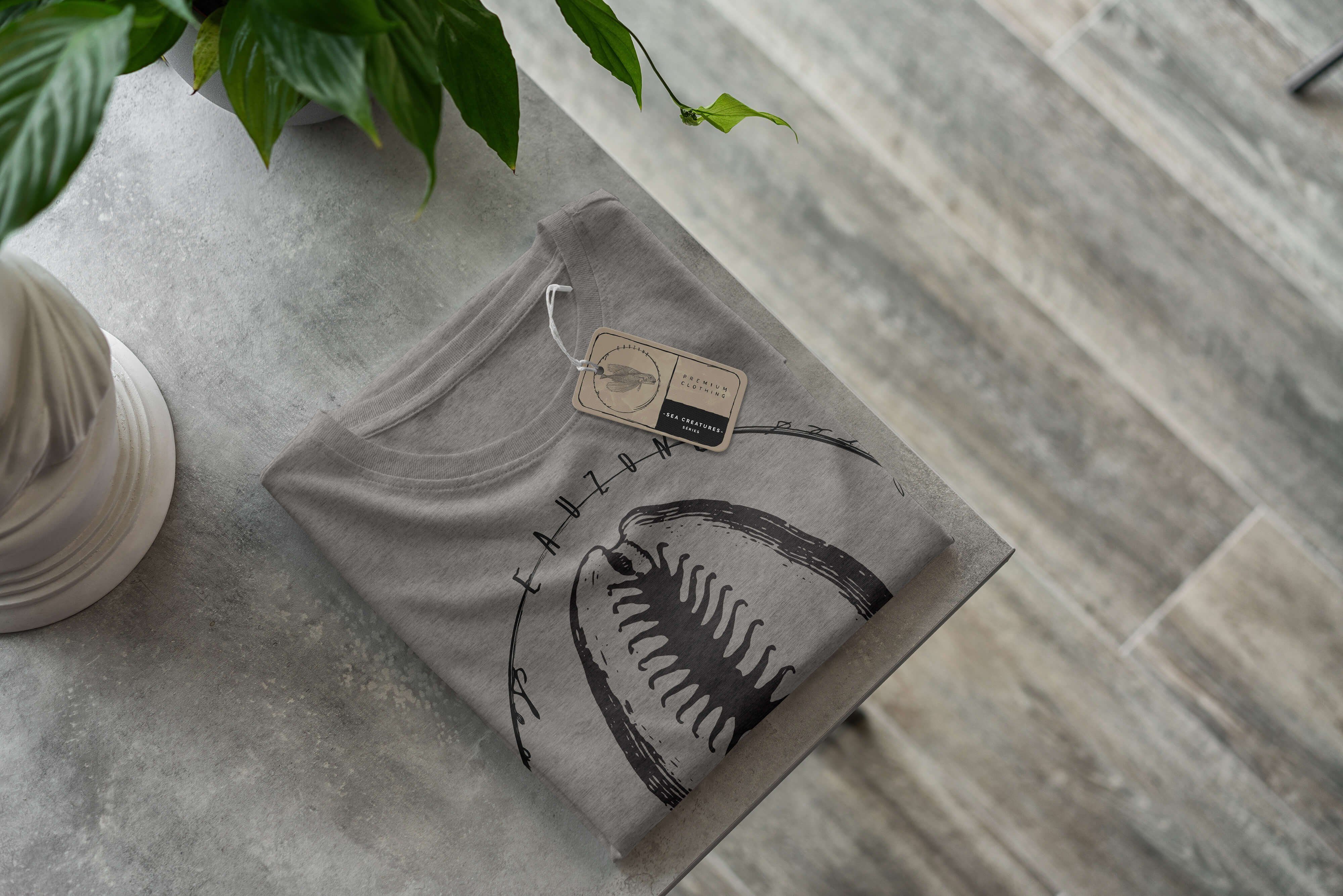 Sea Sea Ash Tiefsee Schnitt / Art sportlicher - feine Serie: und Sinus 018 T-Shirt T-Shirt Struktur Fische Creatures,