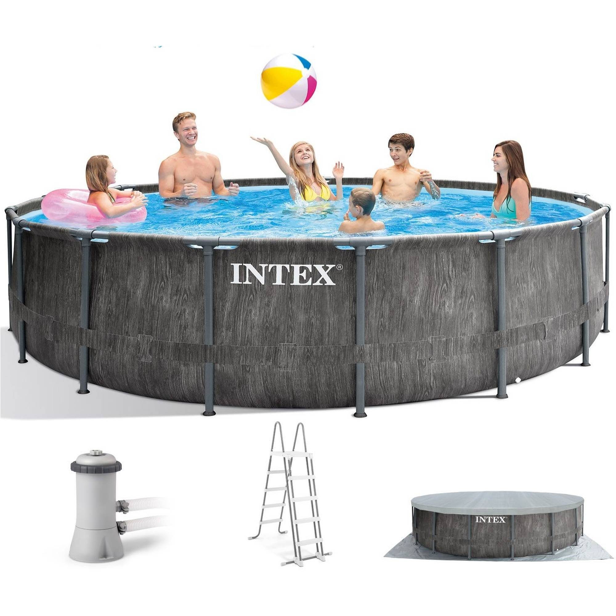 Intex Framepool »INTEX Greywood Prism Frame Pool 457x122 26742«