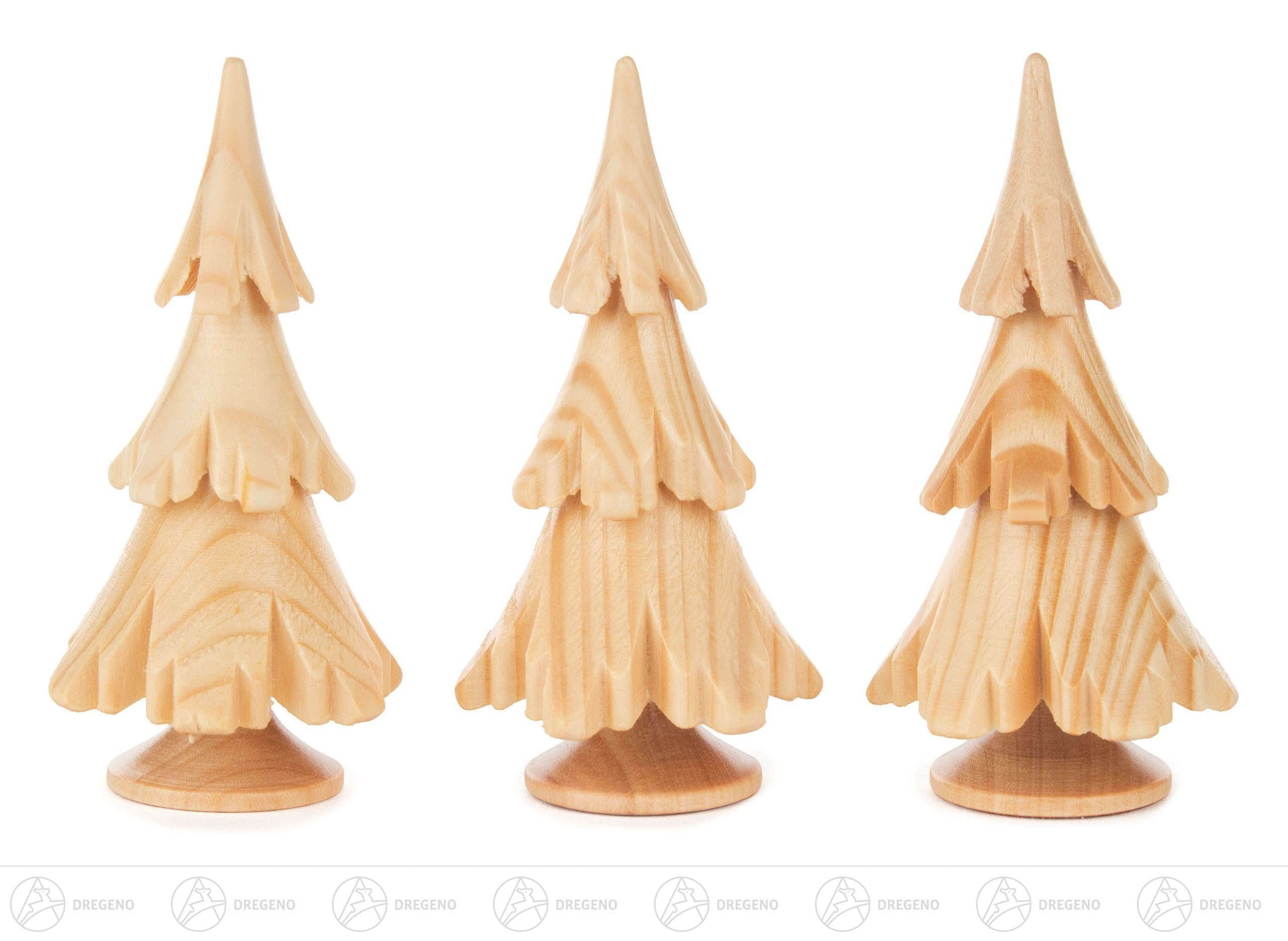 Kunstbaum Baum natur (3) Höhe = 6,5cm NEU, Dregeno Erzgebirge, Höhe 6,5 cm
