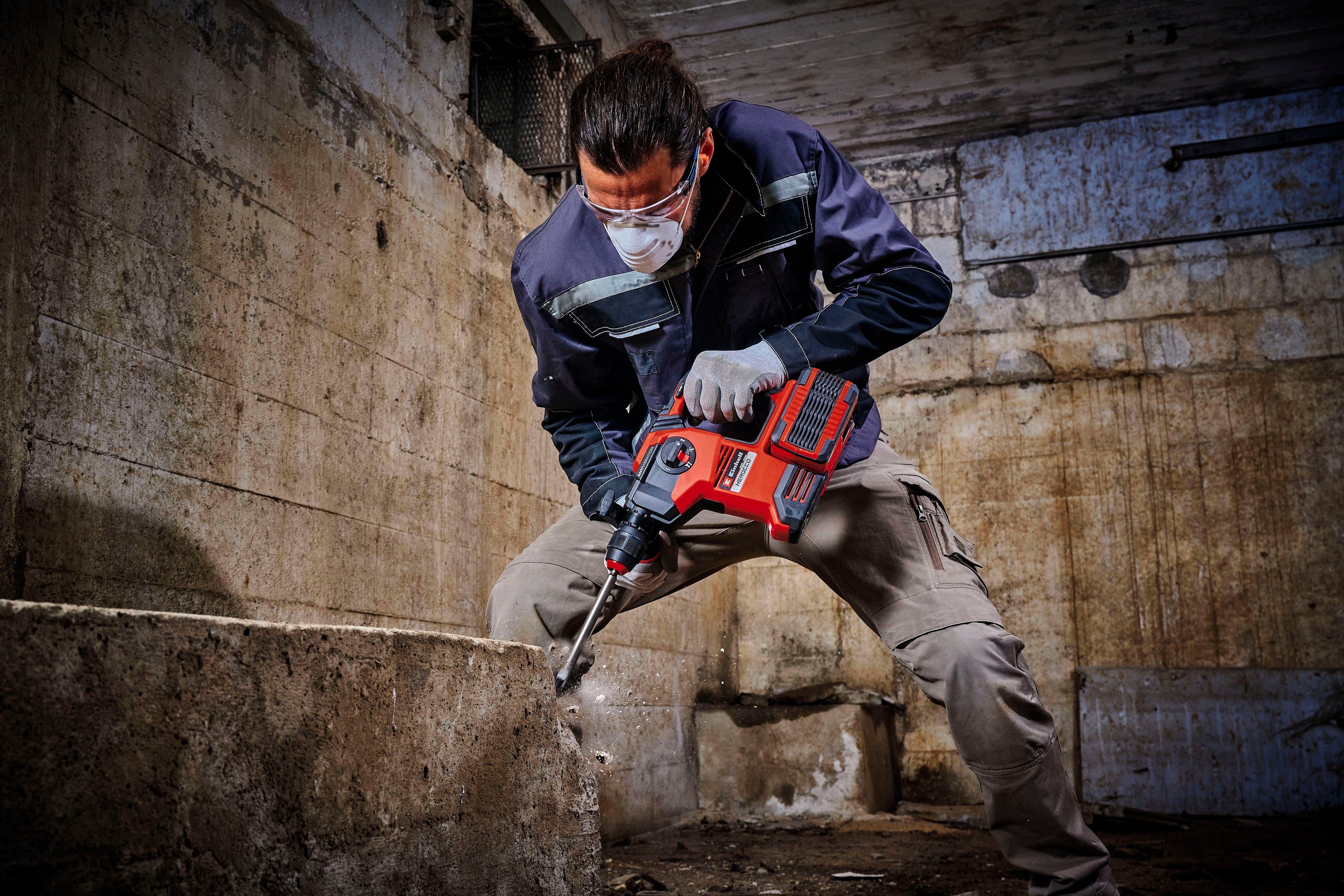 Einhell 36 V Akku-Bohrhammer Power X-Change Herocco 36/28 Solo mit Koffer günstig online kaufen