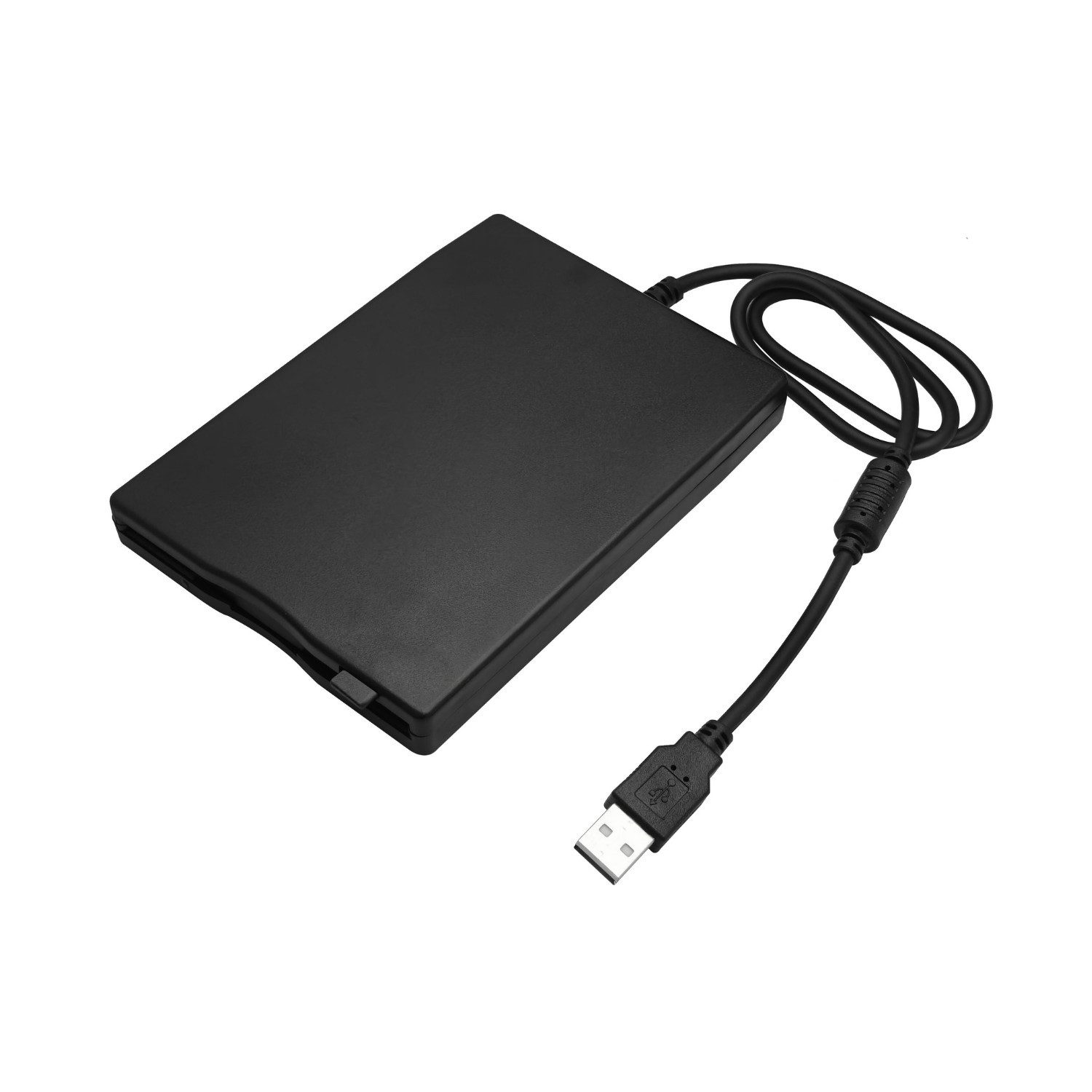 XLYNE 3,5´ Floppy Disk Drive - extern - Schwarz Diskettenlaufwerk (USB A, Einfache Installation: Plug & Play)