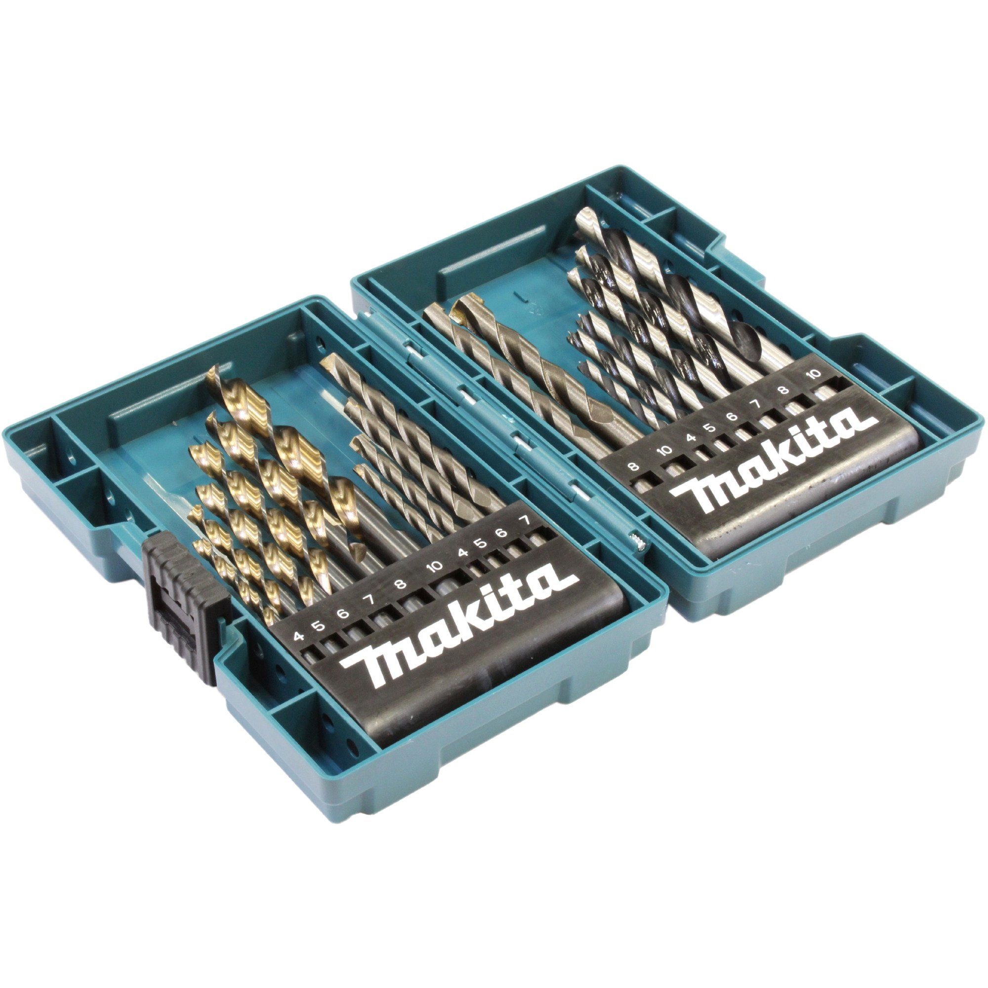 Makita Bohrer- und Bitset Makita Metall- / Stein- / Holzbohrer-Satz B-49432