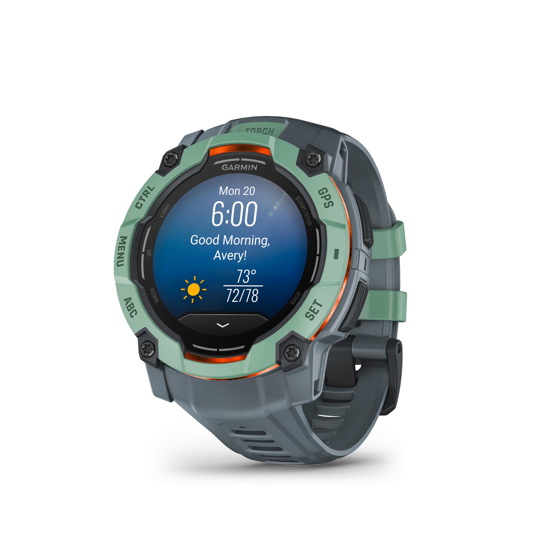Garmin Instinct 3 AMOLED 50mm Smartwatch (3,3 cm/1,3 Zoll)