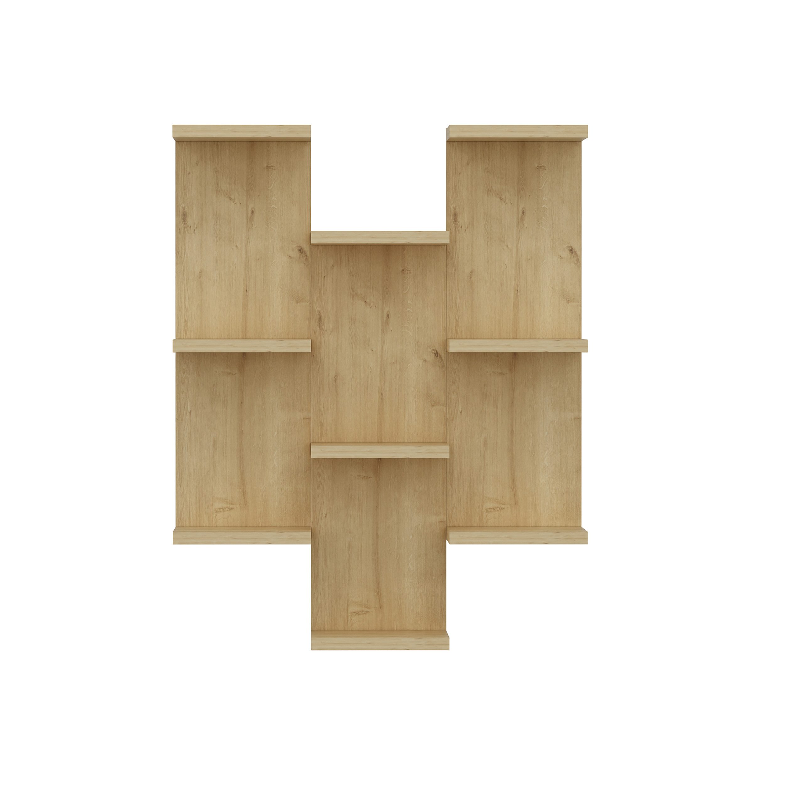 DEMA Home Deko-Wandregal Texas, Schweberegal, Hängeregal 74x59, Elegant, Länge/Breite/Höhe: 21,4/58,8/74,1cm