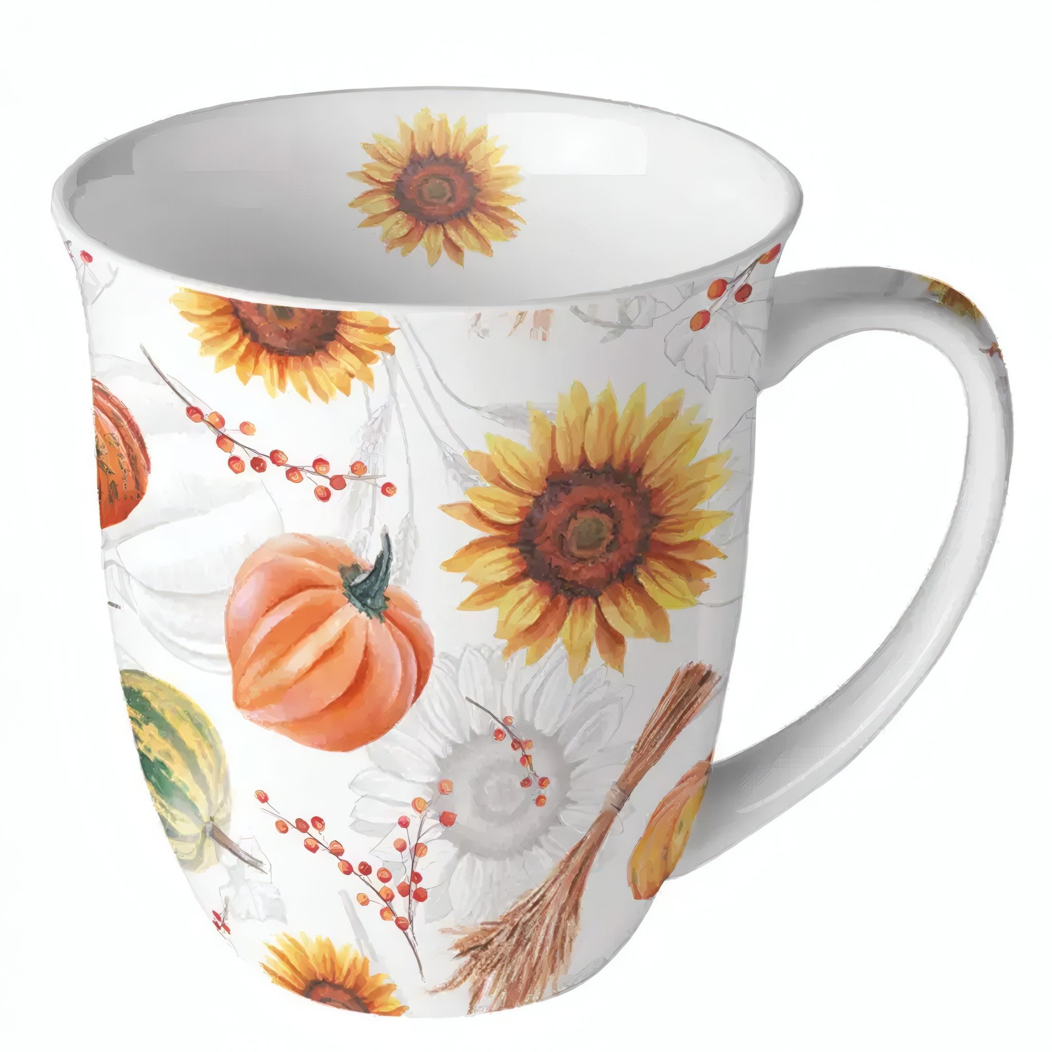 Ambiente® Tasse Tasse Sonnenblume 0,4 l, Porzellan