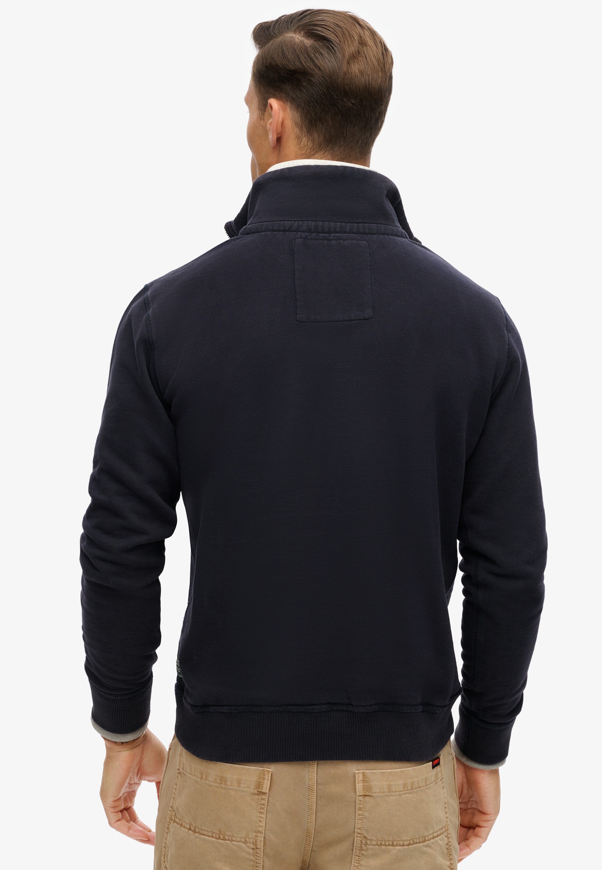 Superdry Sweatshirt VINTAGE ATHLETIC ZIP HENLEY günstig online kaufen