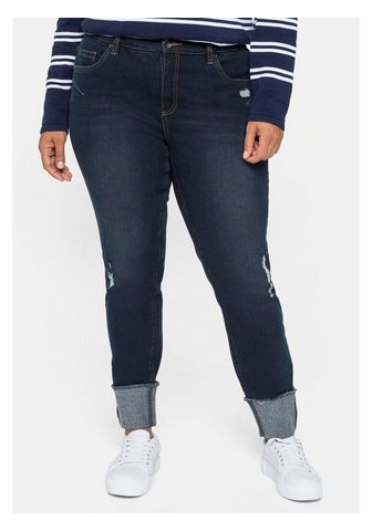 Sheego Stretch-Jeans »Jeans« su Destroyed-Eff...