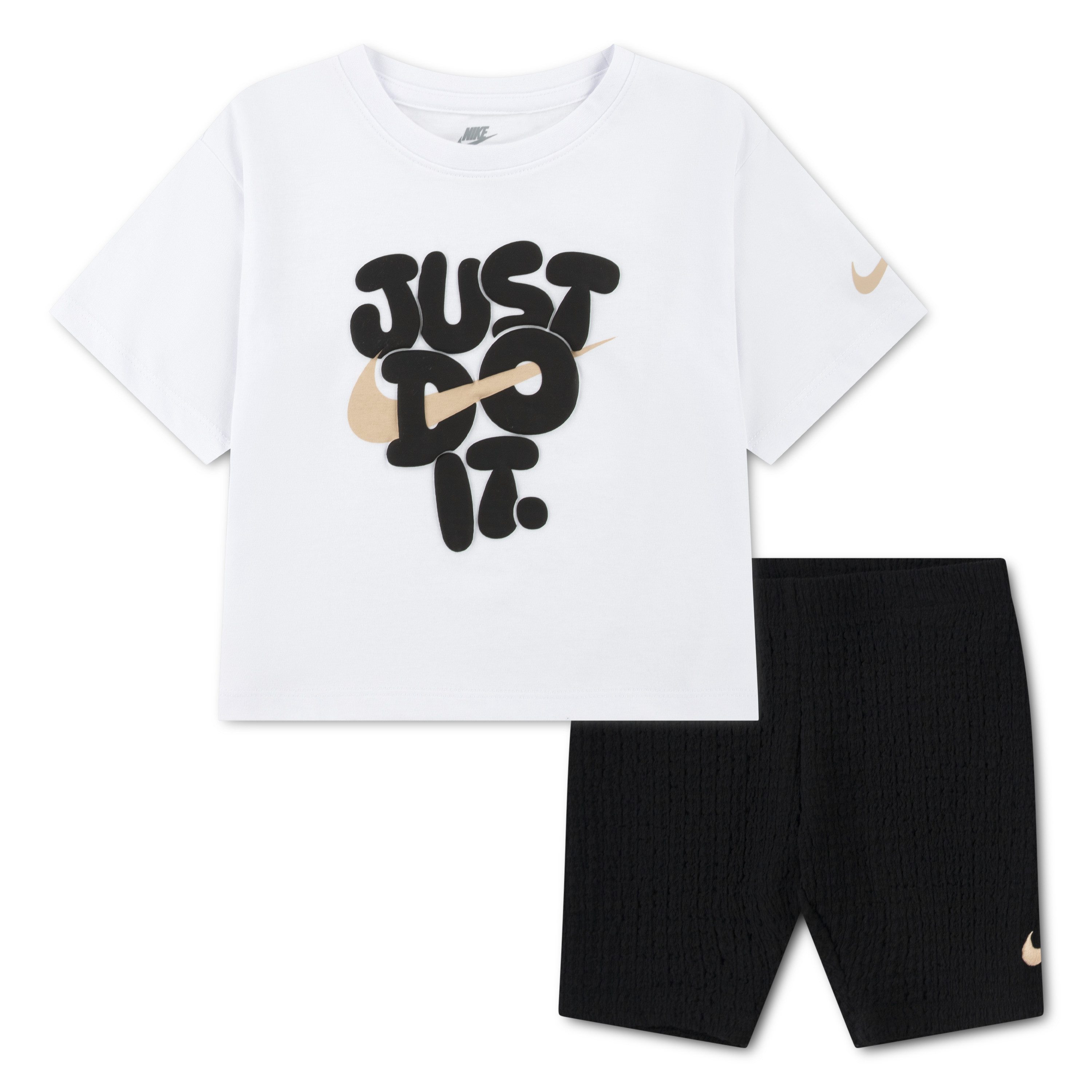Nike Sportswear T-Shirt & Shorts NKG BOLD PLAY BIKE SHORT SET (2-tlg) 2-teiliges Set aus T-Shirt und Shorts