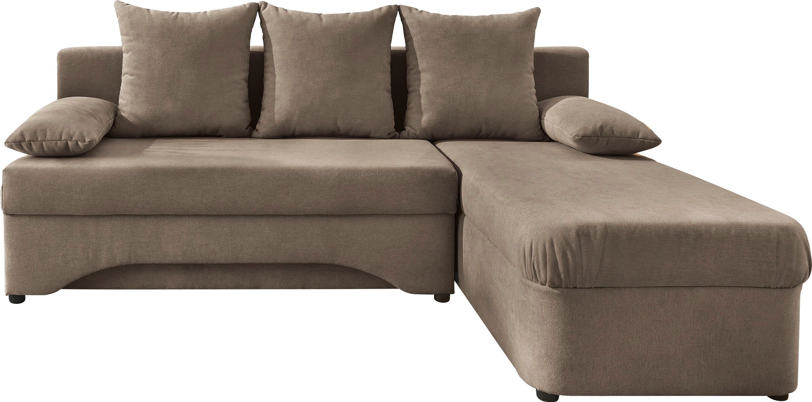 Jockenhöfer Gruppe Ecksofa L-Form, B: 191 cm, mit Bettfunktion & Bettkasten