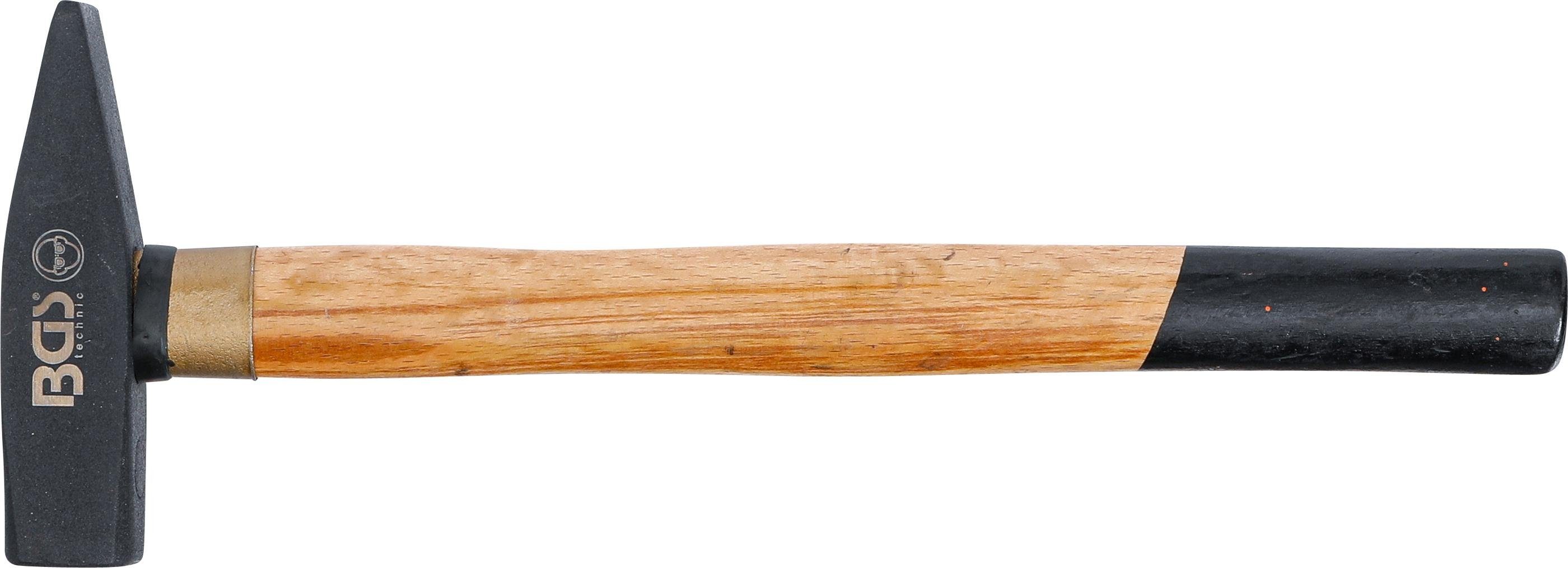 BGS technic Hammer Schlosserhammer, Holz-Stiel, 1041, g DIN 400