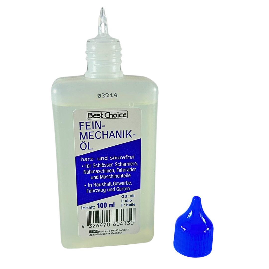 RACEL Feinmechaniköl Feinmechanikeröl 100ml Nähmaschinenöl Feinöl Harzfrei Säurefrei Öl, (1-St), Harz- und säurefrei