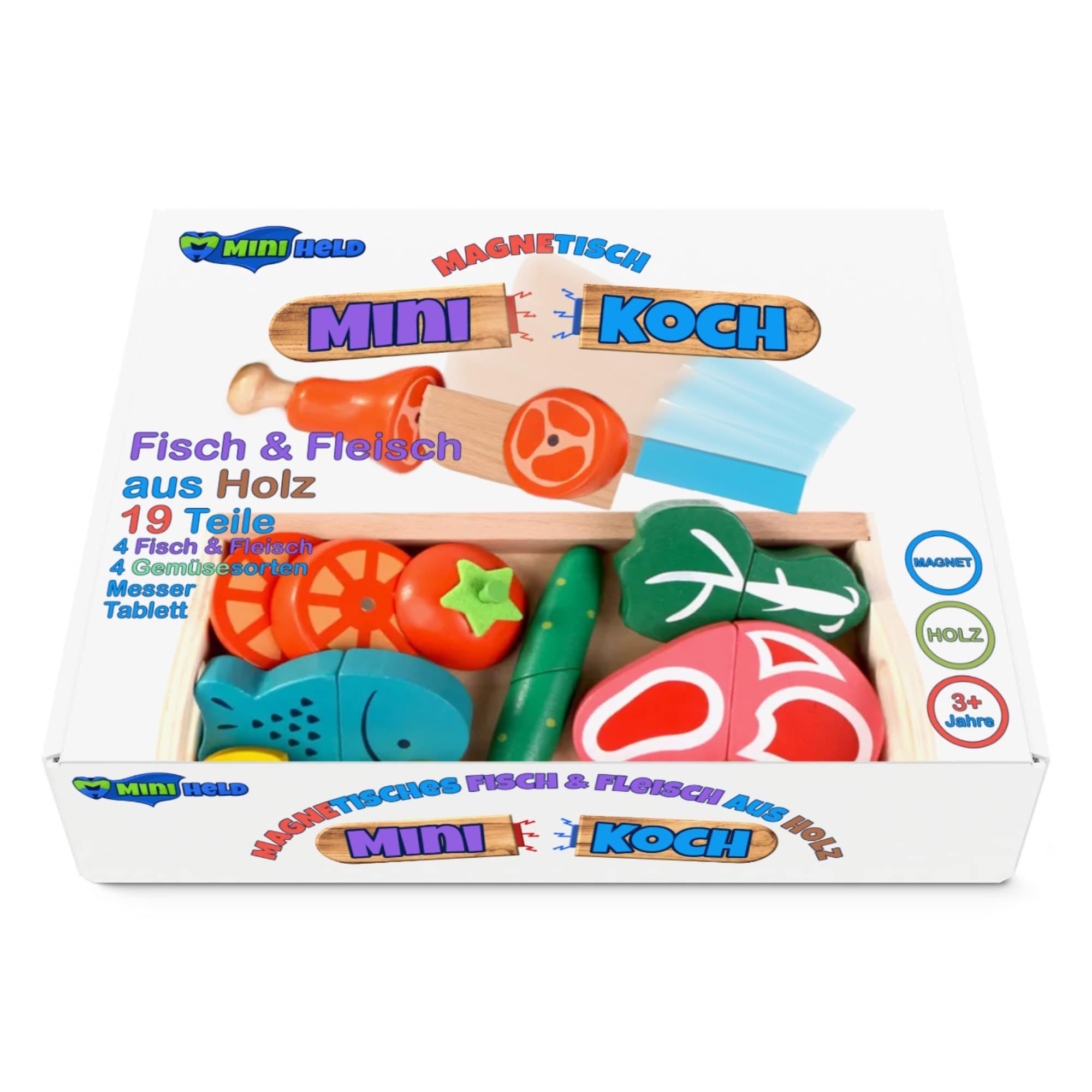 miniHeld Lernspielzeug Kinderküche Zubehör Spielküche Fleisch günstig online kaufen