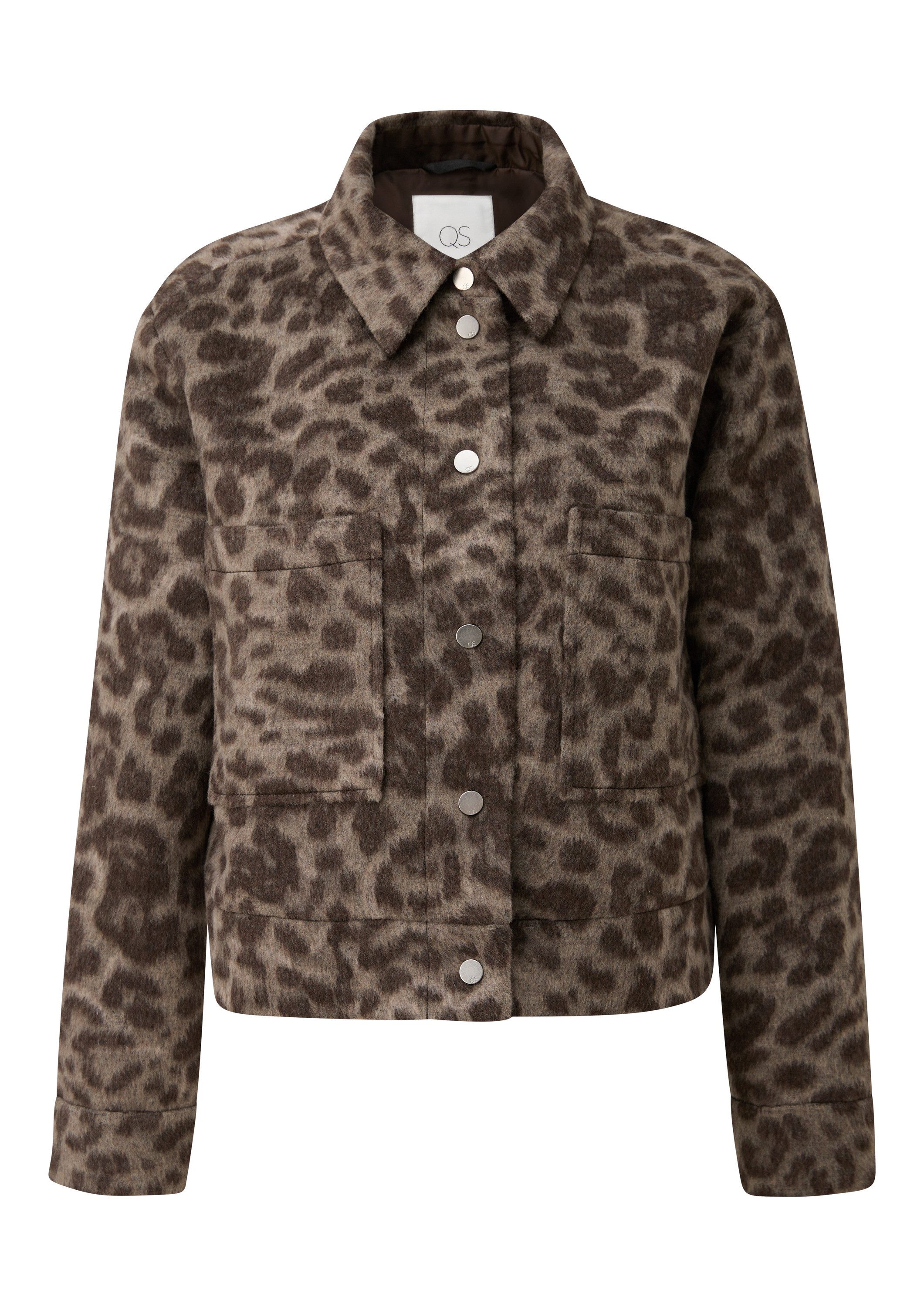 QS Funktionsjacke Outdoor-Jacke Jacke aus Wollmix günstig online kaufen