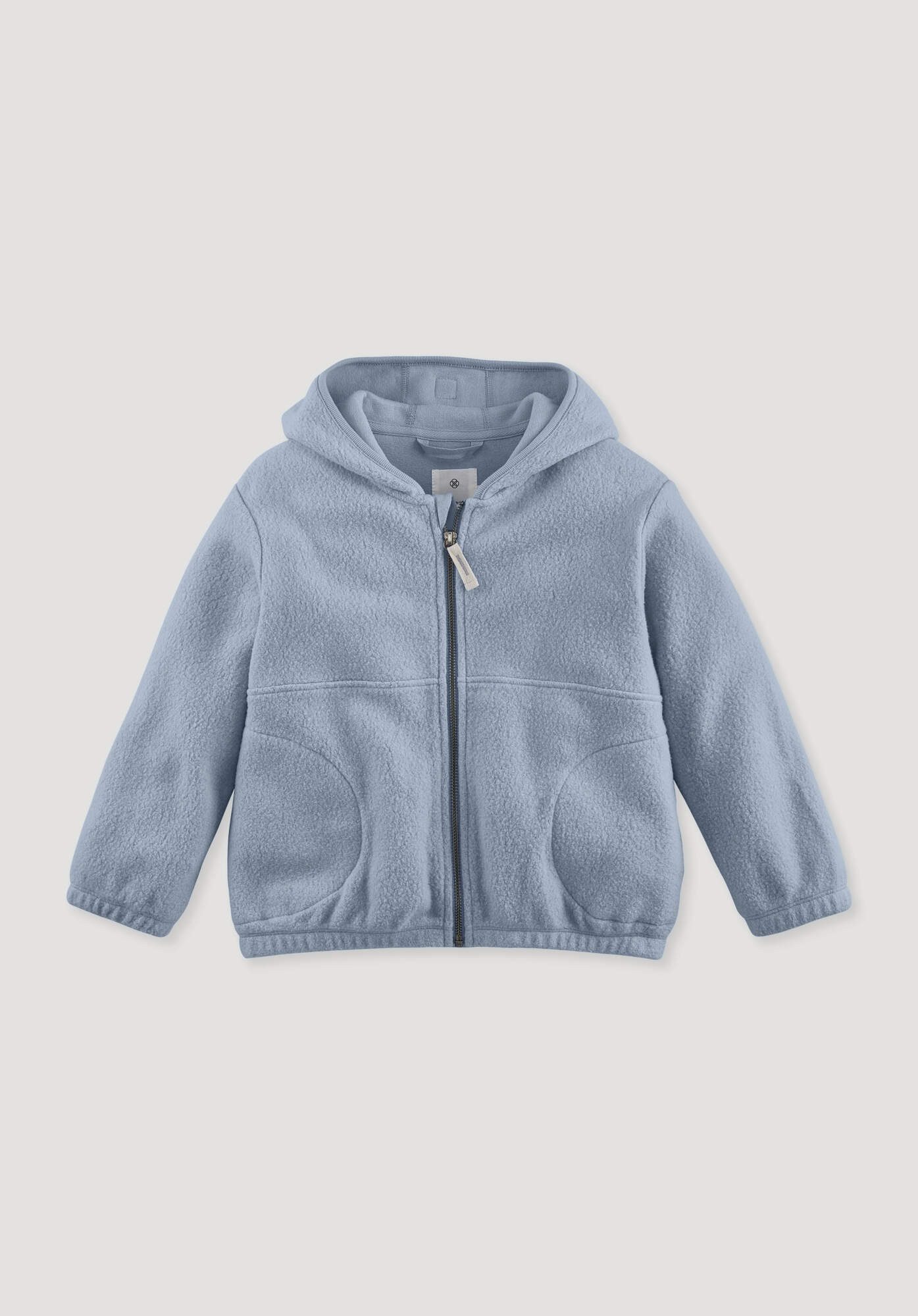 Hessnatur Fleecejacke aus reiner Bio-Baumwolle (1-St)