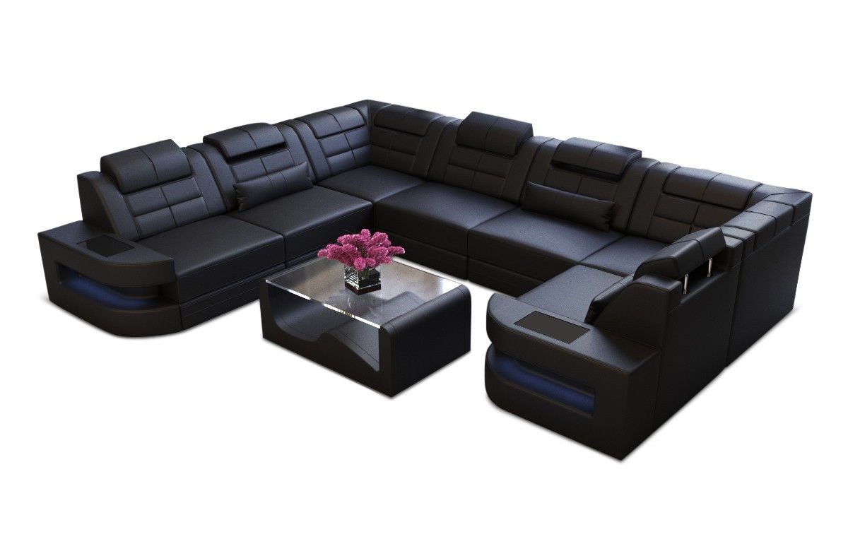 Sofa Dreams Wohnlandschaft Ledersofa Como U günstig online kaufen