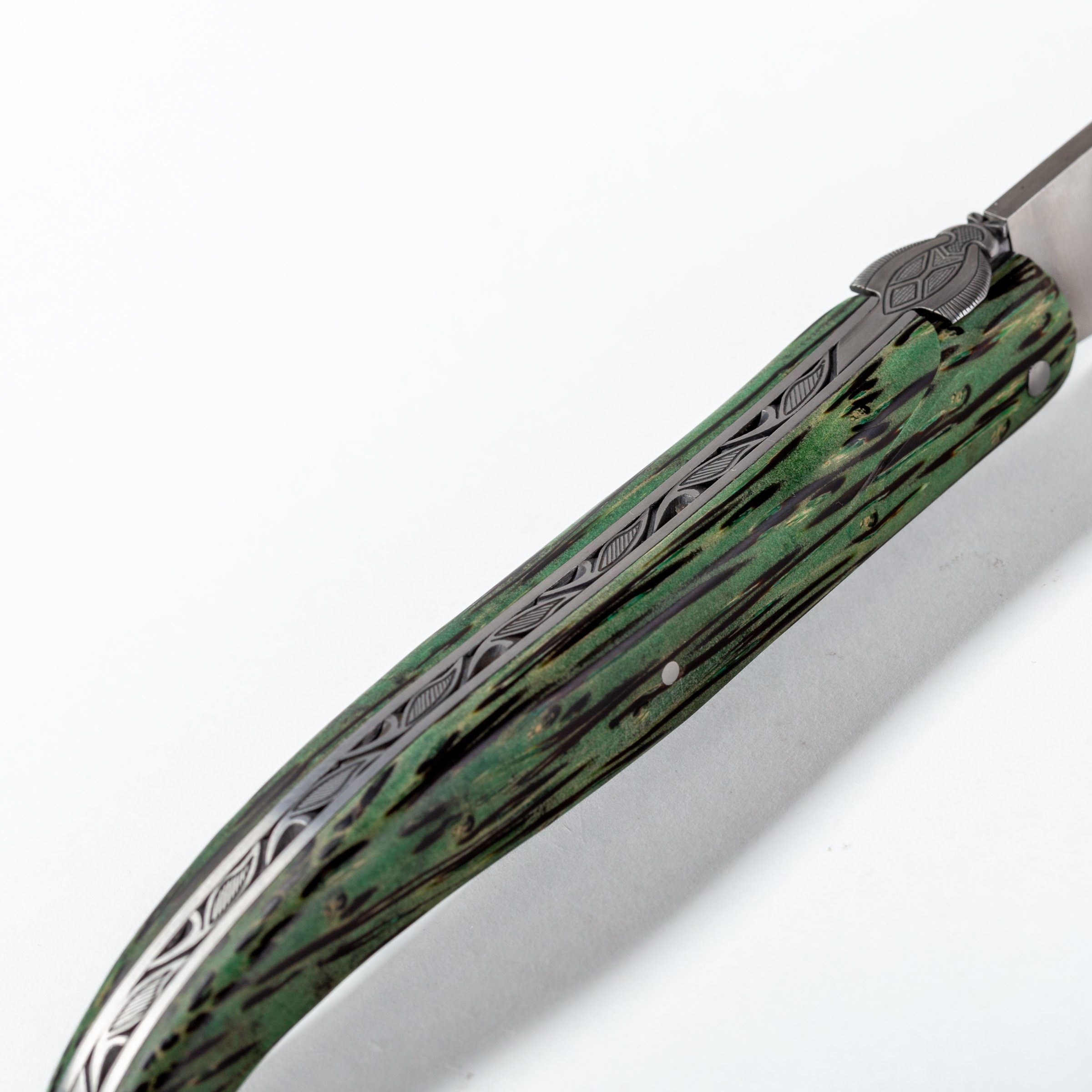 Laguiole Griff Frankreich Palmeholz mit Taschenmesser Taschenmesser in Village Laguiole 12cm