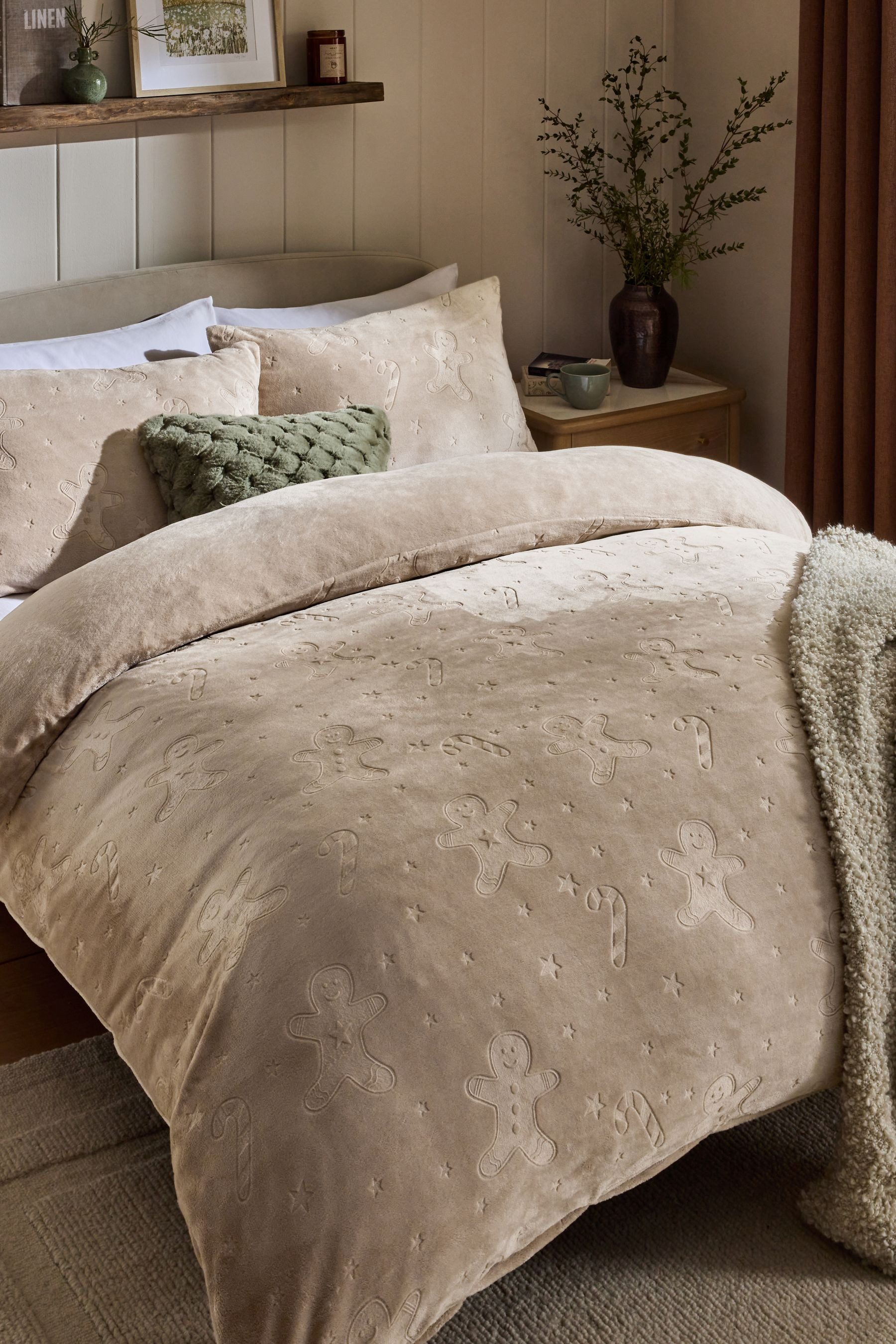 Next Bett-Set Weihnachtliche Bettgarnitur aus Fleece, günstig online kaufen