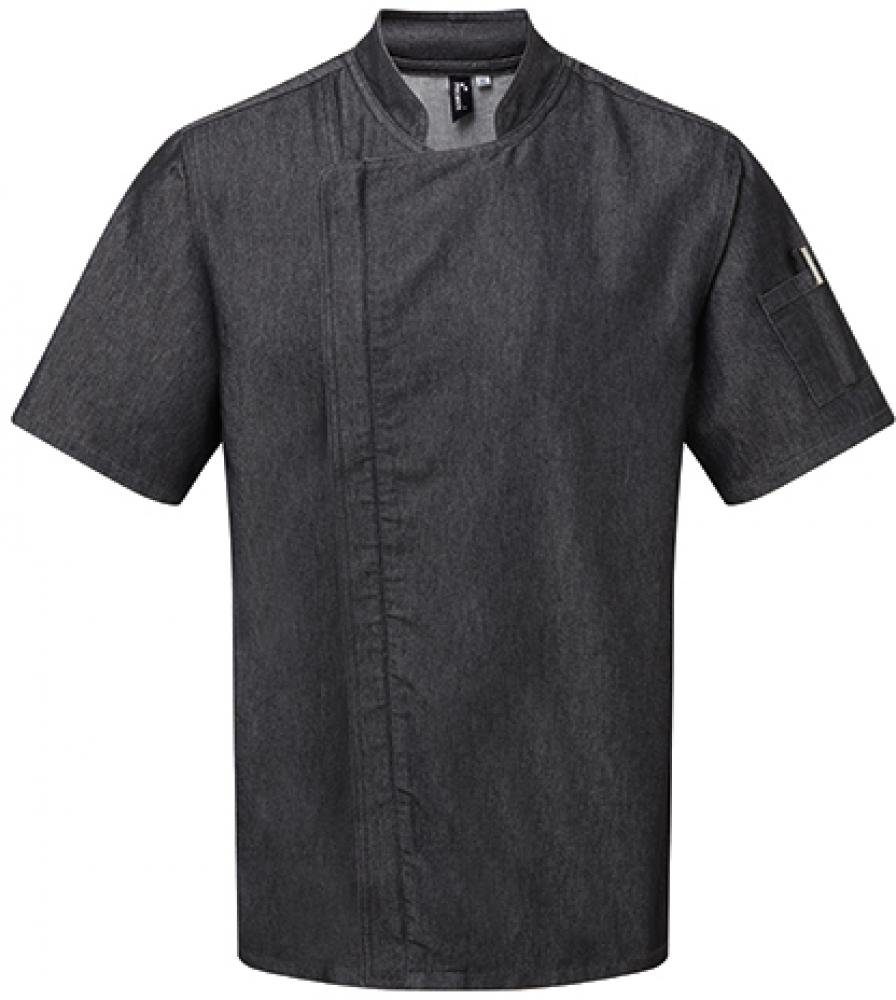 Arbeitsjacke Kochjacke Chefs Zip-Close Short Sleeve Jacket