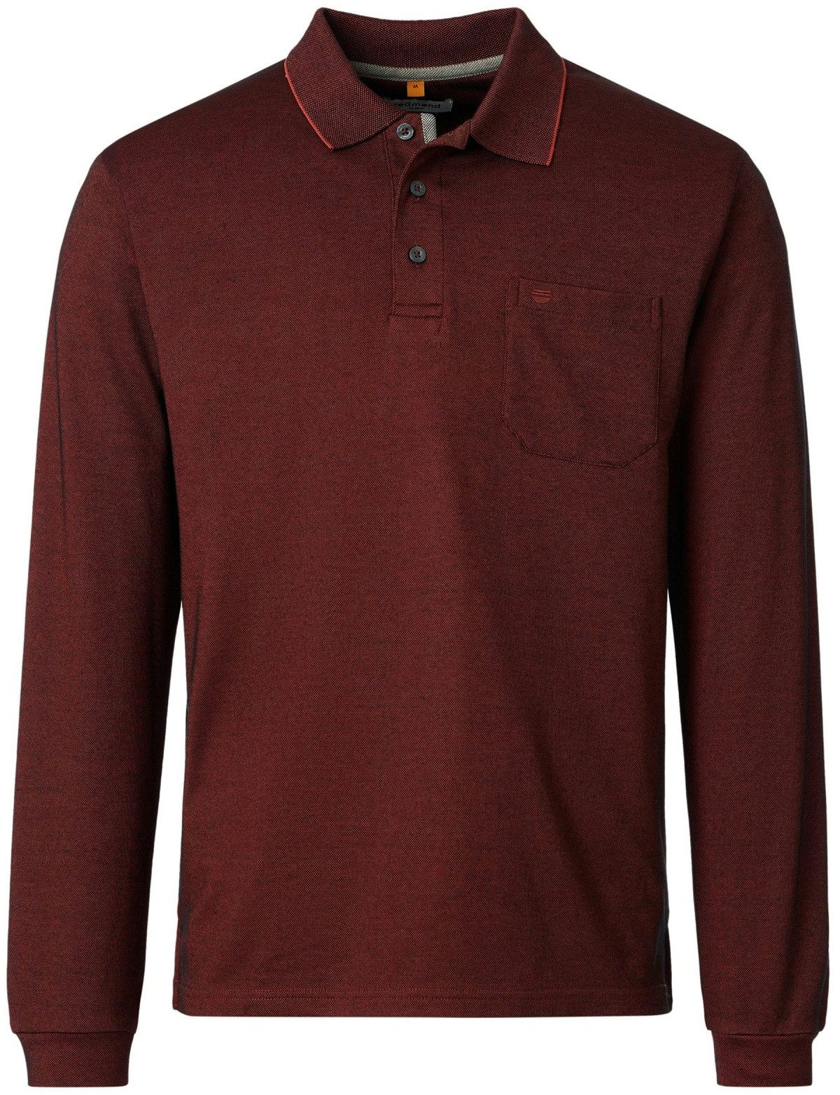 Redmond Langarm-Poloshirt