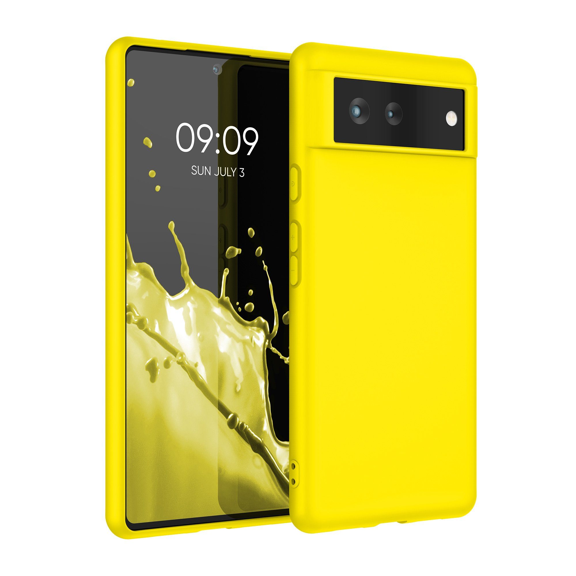 kwmobile Handyhülle Hülle für Google Pixel 6, Hülle Silikon - Soft Handyhülle - Handy Case Cover