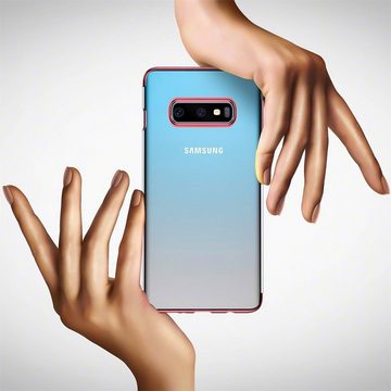 CoolGadget Handyhülle Slim Case Farbrand für Samsung Galaxy S10 6,1 Zoll, Hülle Silikon Cover für Samsung S10 Schutzhülle