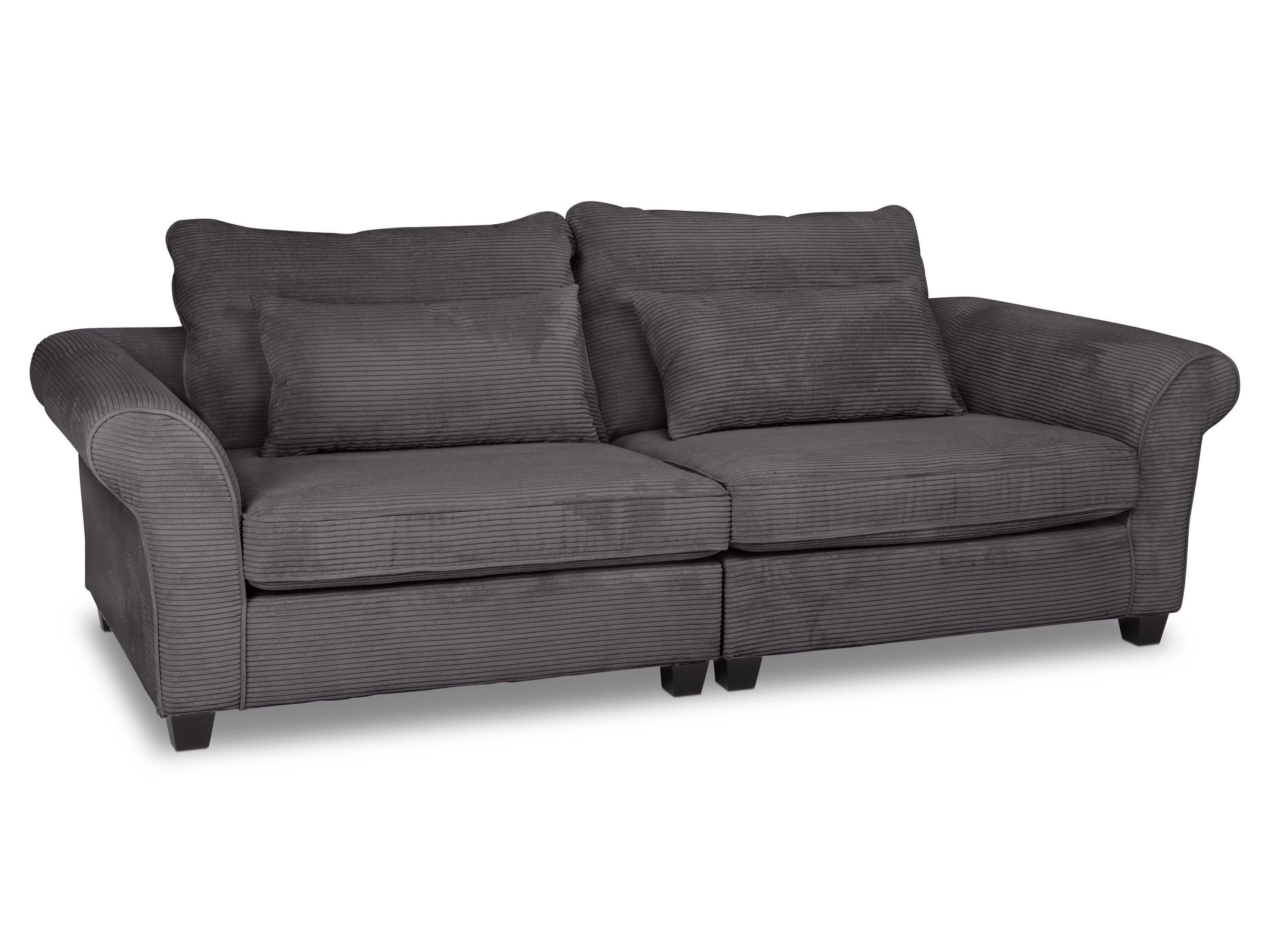 SANSIBAR Living Sofa Megasofa, Megasofa SANSIBAR SANDE (BHT 264x70x111 cm) BHT 264x70x111 cm dunkelgrau