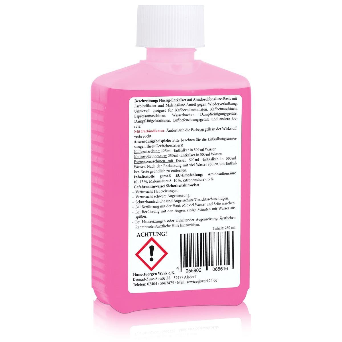 Wark24 Wark24 Entkalker 250ml für Kaffeevollautomat z.B. Siemens, Saeco uvm. Entkalker