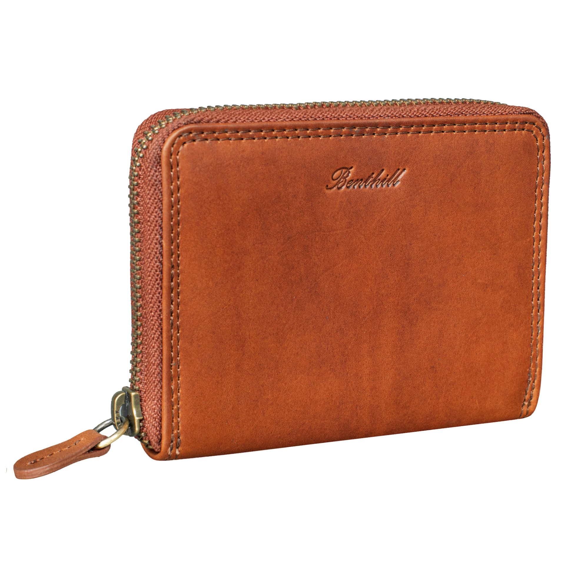 Benthill Geldbörse Klein Leder Mini Geldbeutel Damen RFID Portmonee Slim Po günstig online kaufen