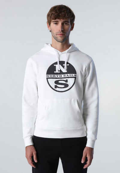 North Sails Kapuzensweatshirt Kapuzensweatshirt Logo hoodie mit Taschen