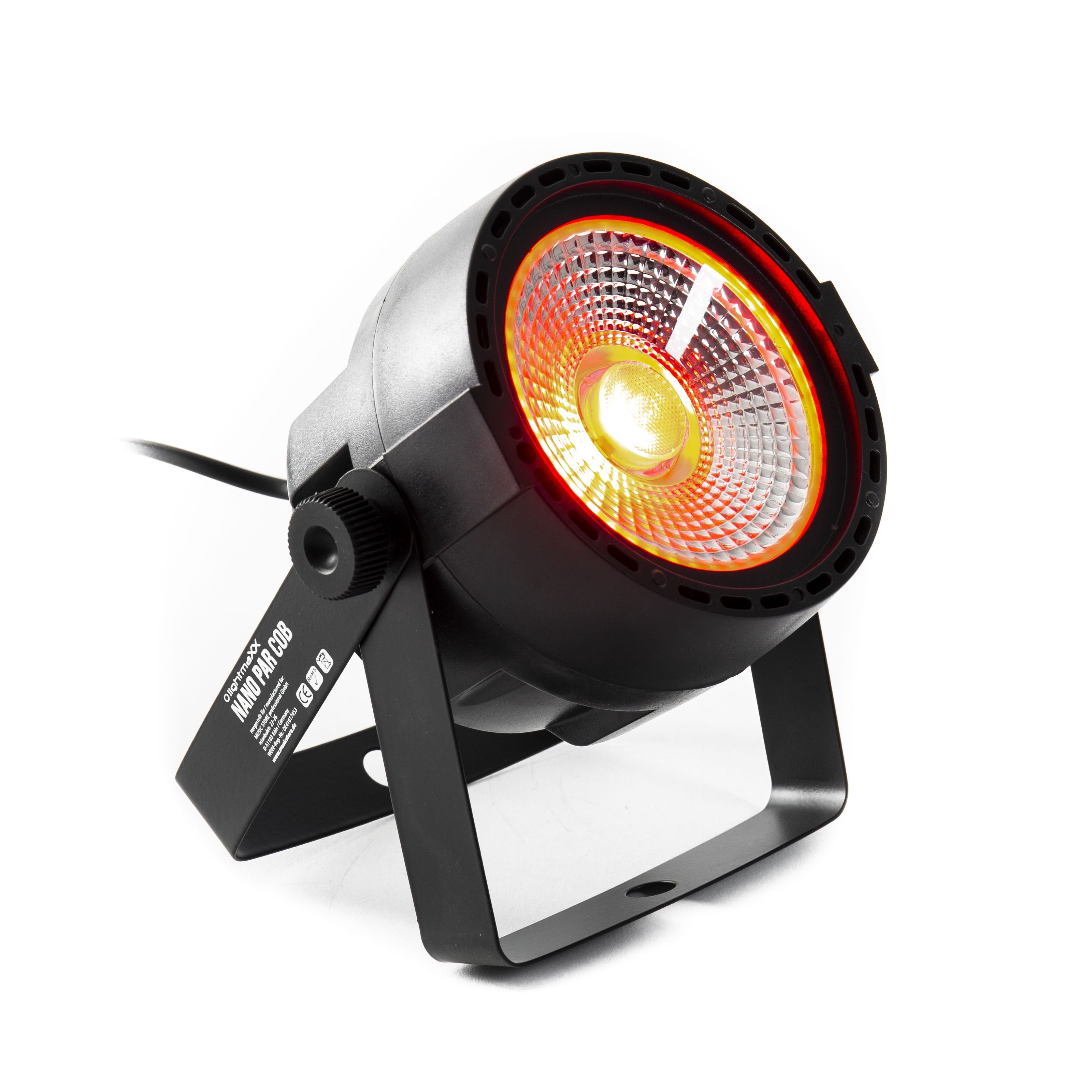 lightmaXX LED Scheinwerfer, Nano PAR COB, LED-PAR-Scheinwerfer, RGB-Farbmischung