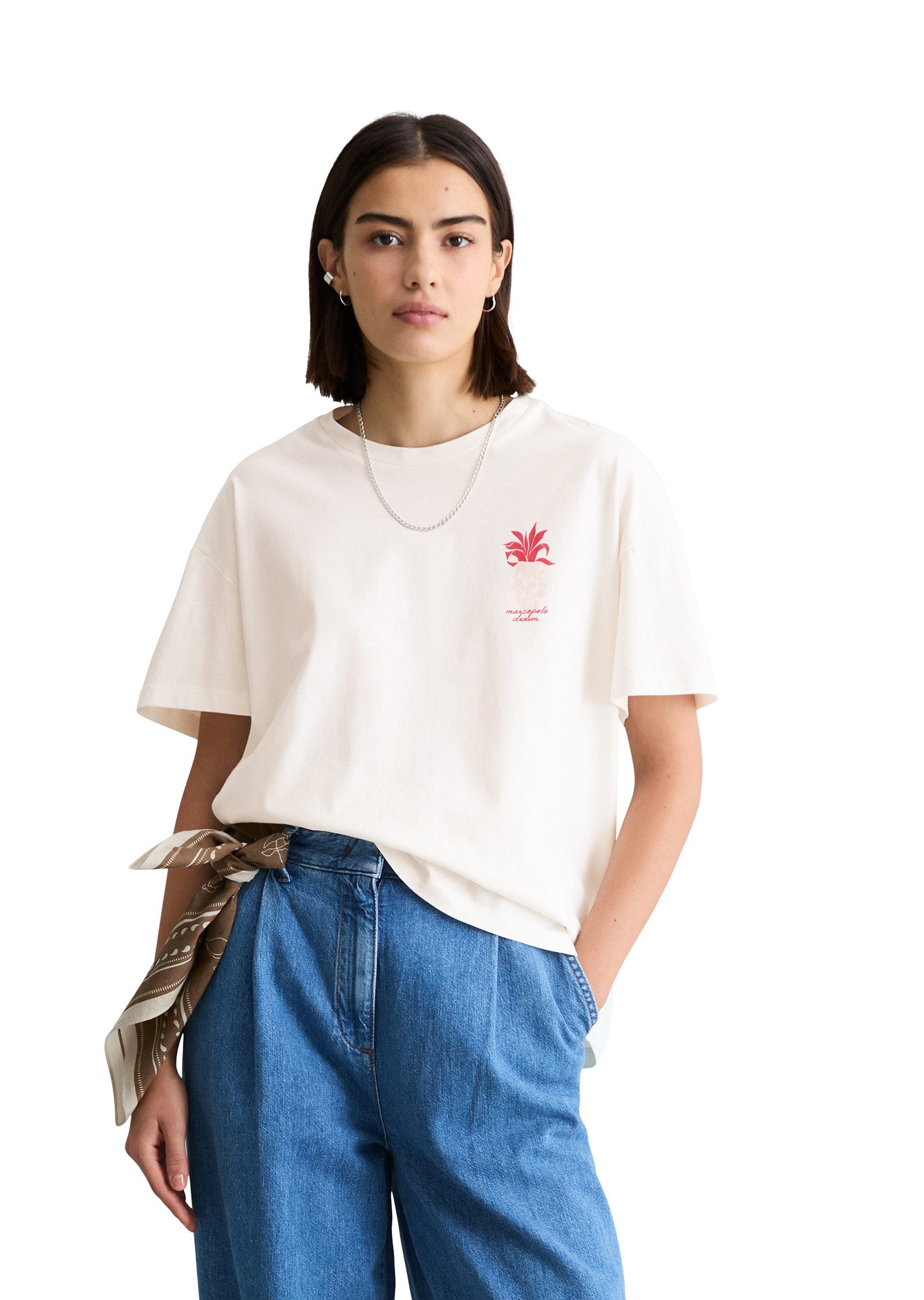T-Shirt aus Basic Single Jersey