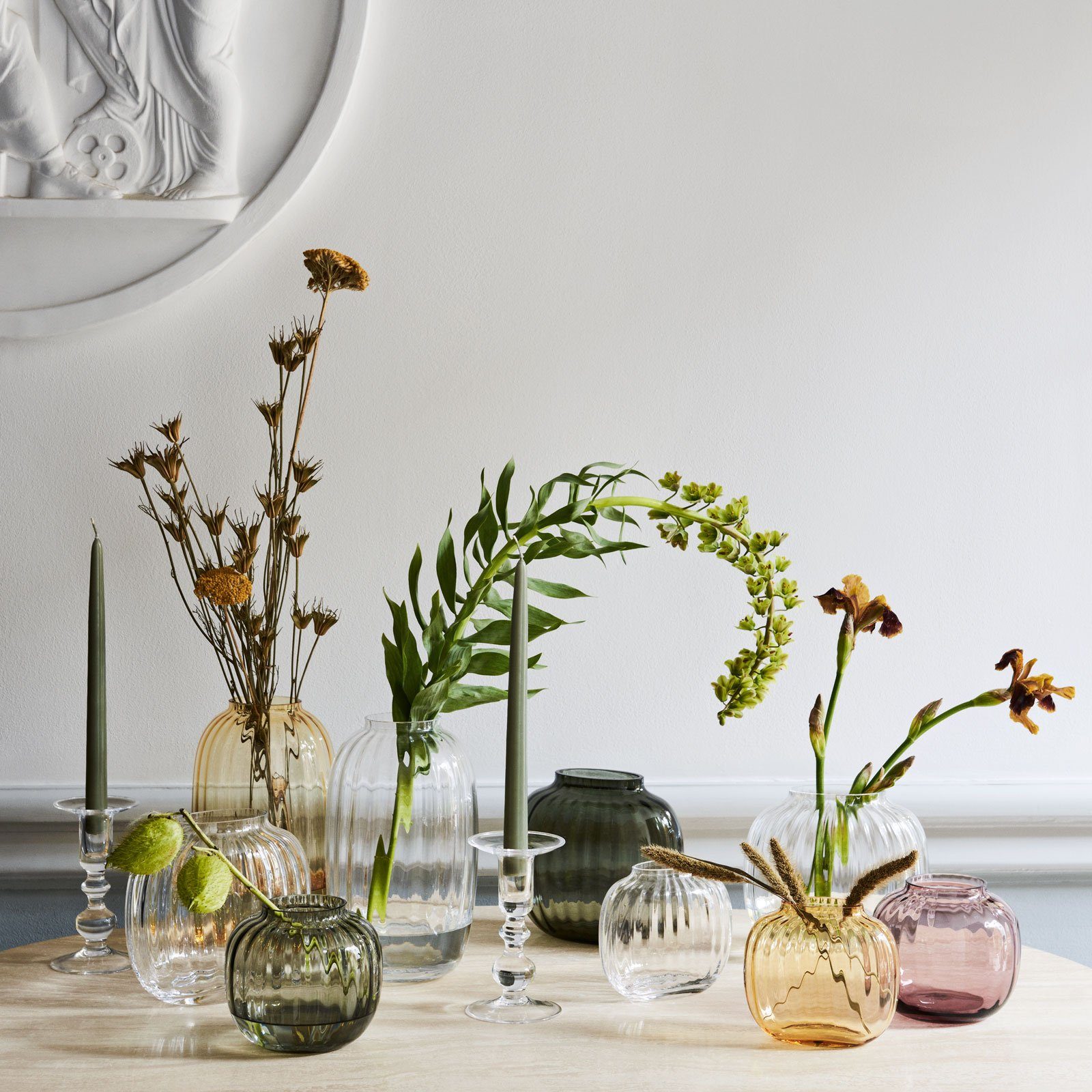 Glas HOLMEGAARD 25,5 cm PRIMULA (h), cm Vase amber 25,5 amber PRIMULA Glas Dekovase Vase (h)