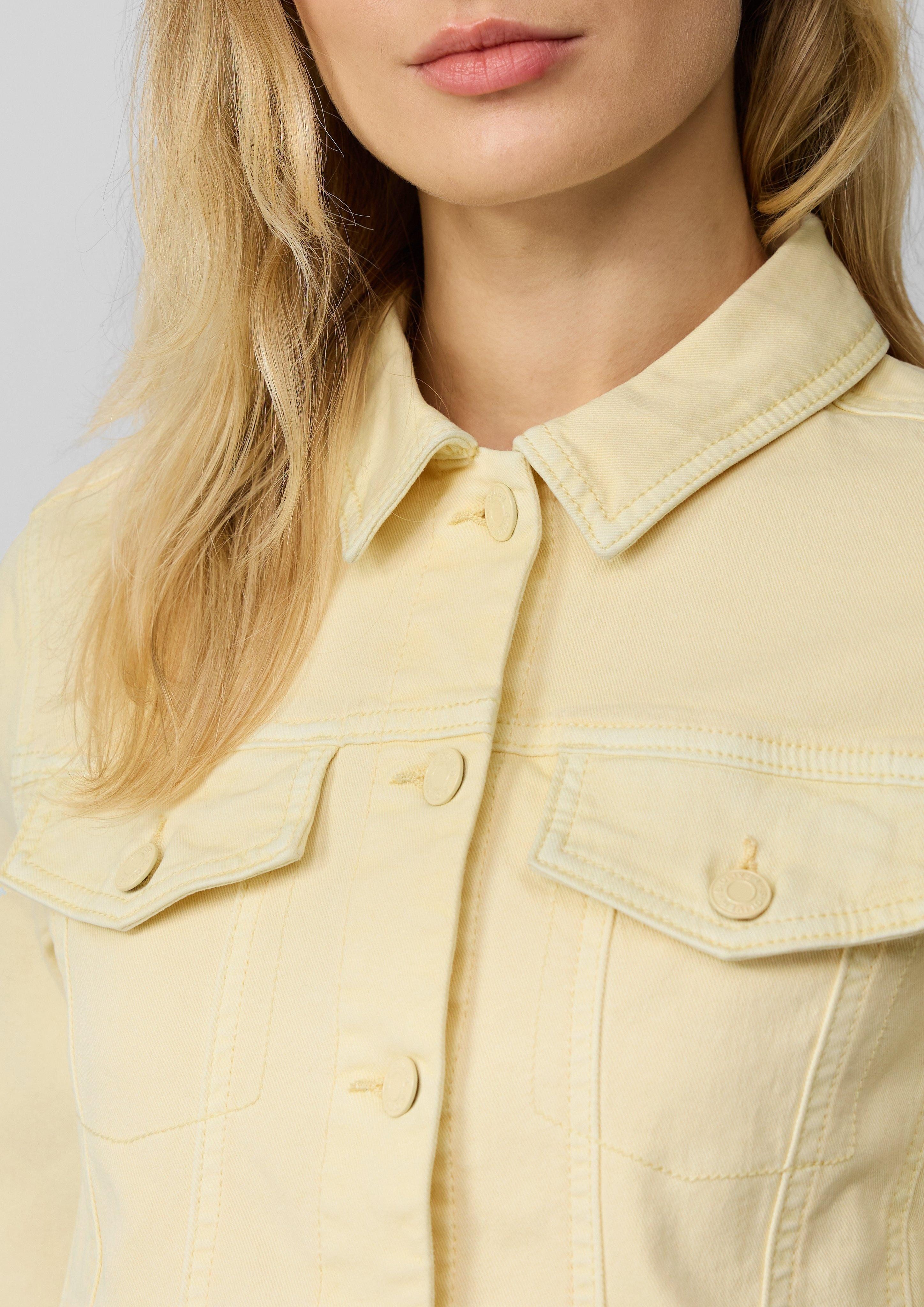 s.Oliver Funktionsjacke Elastische Jeansjacke mit seitlichen günstig online kaufen