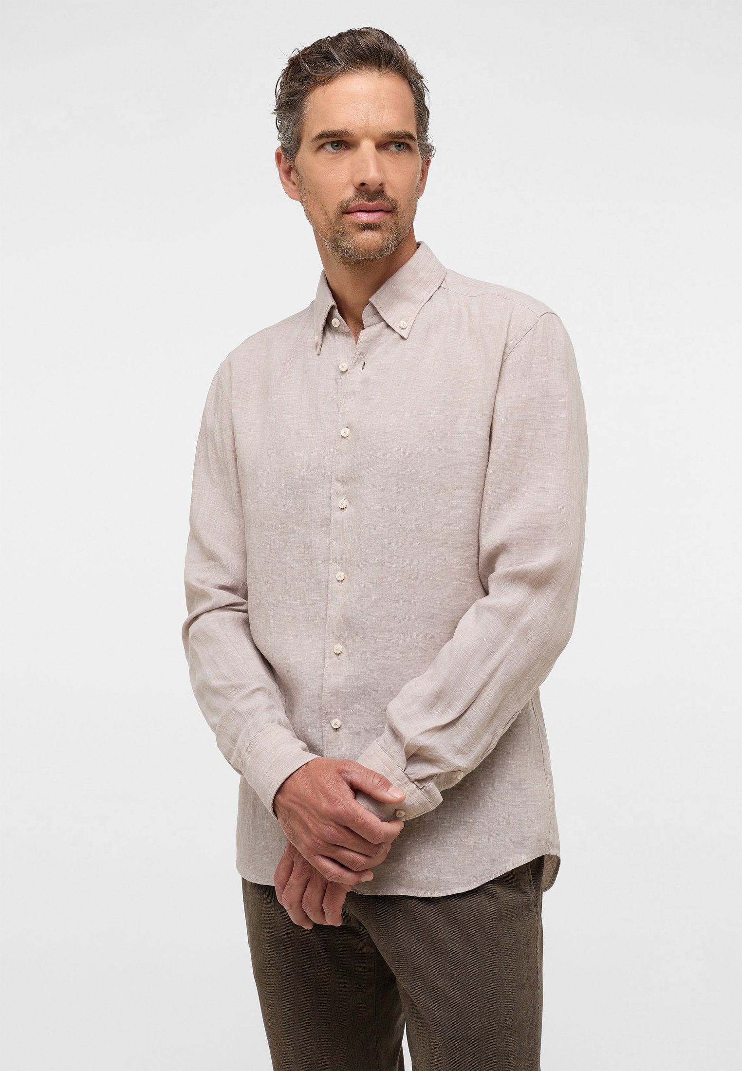Eterna Langarmhemd SLIM FIT EASY IRON günstig online kaufen