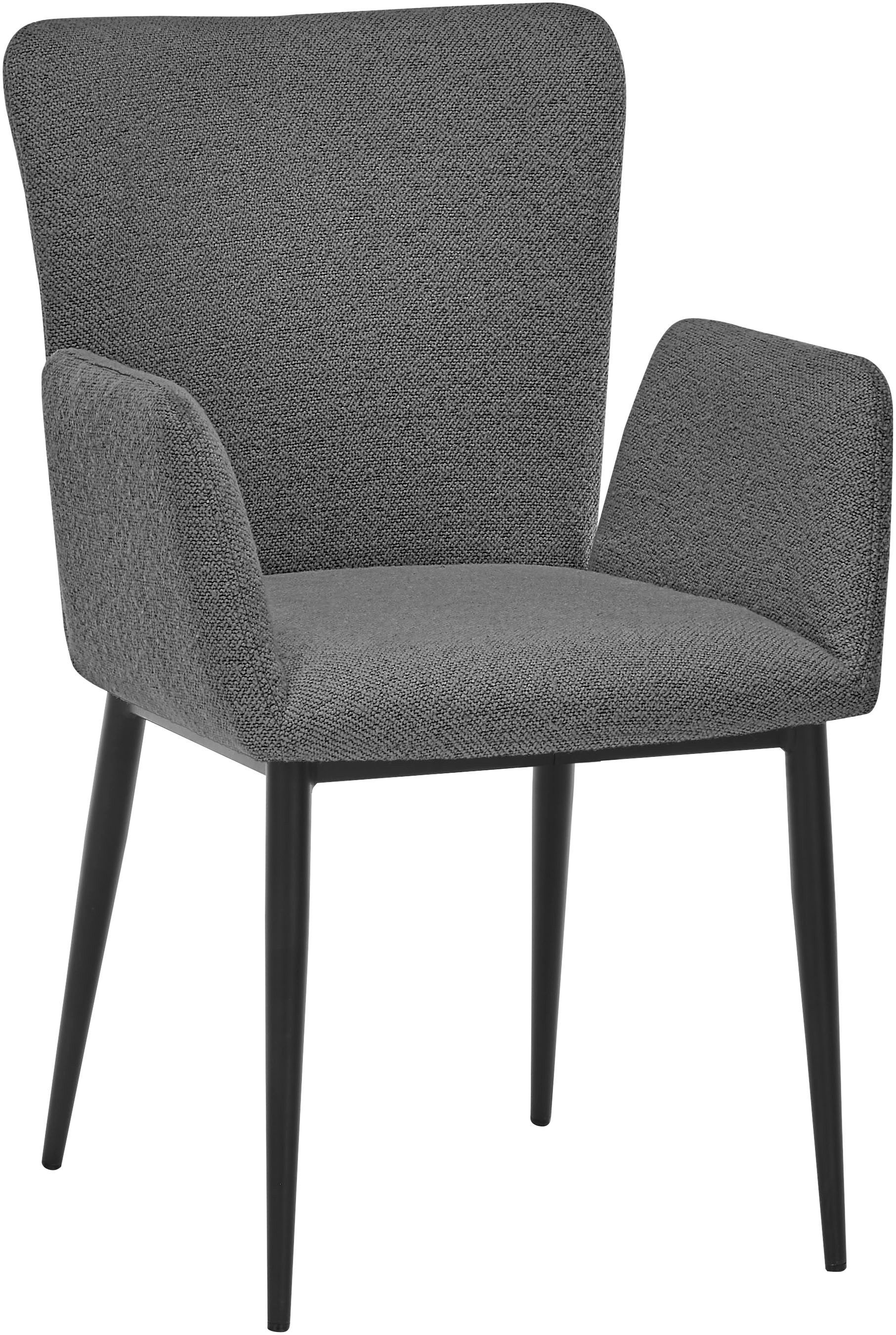 set one by Musterring Esszimmerstuhl El Paso (2 St), Vierfuß-Gestell schwar günstig online kaufen