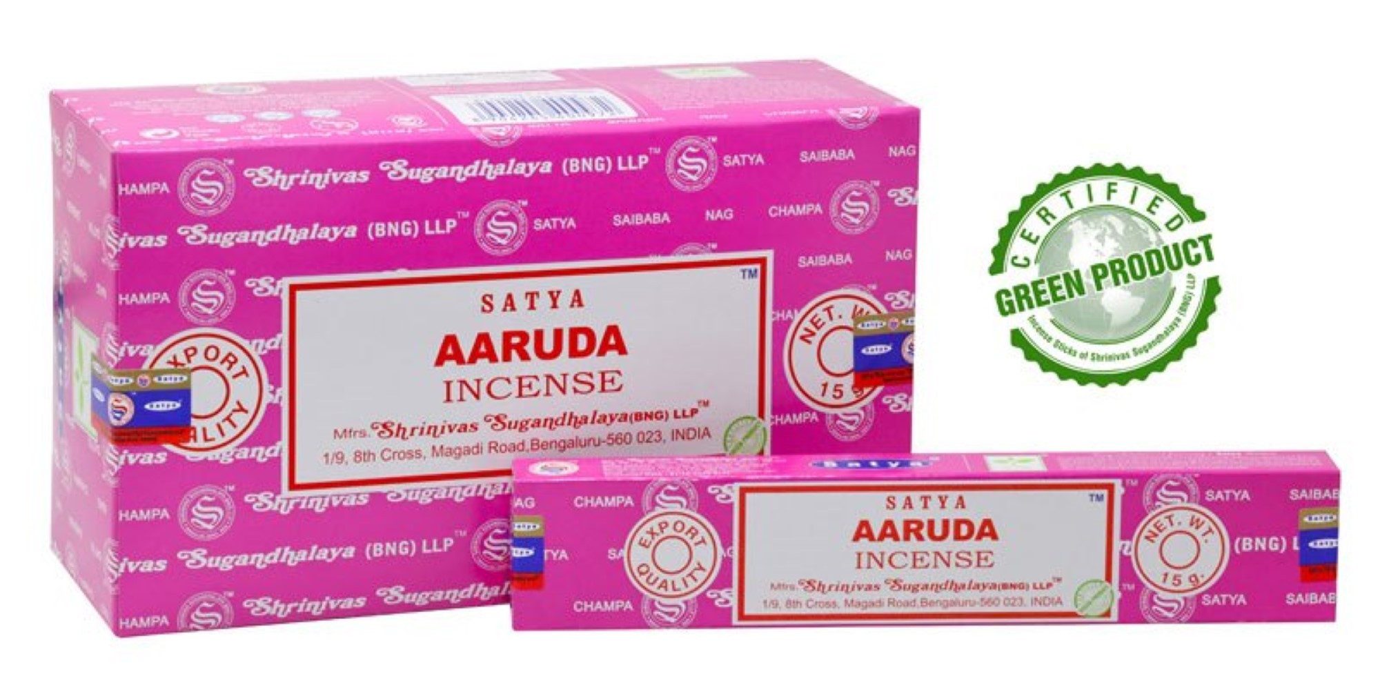 Satya Incense Räucherstäbchen Räucherstäbchen Satya "Aaruda" Incense 15gr.