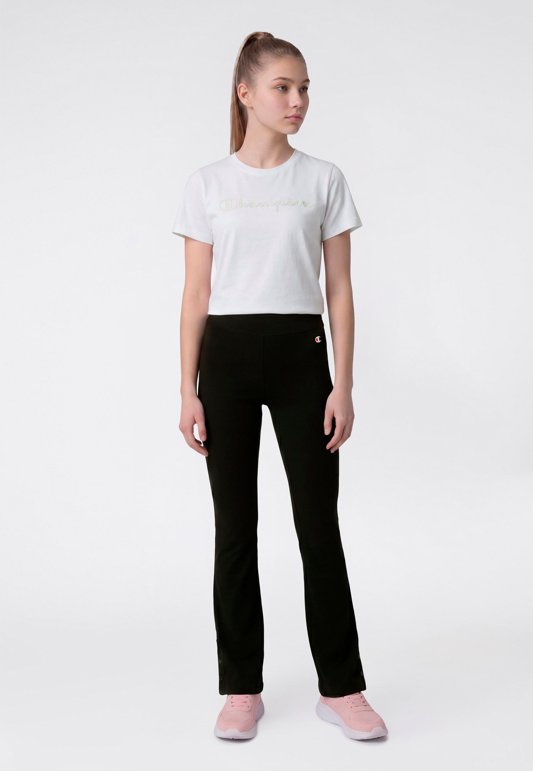 Champion Leggings SPORTWEAR FLARED LEGGINGS Tight Fit für Sportmode, sportlicher Stil, aus Baumwolle und Elasthan, Tight Fit