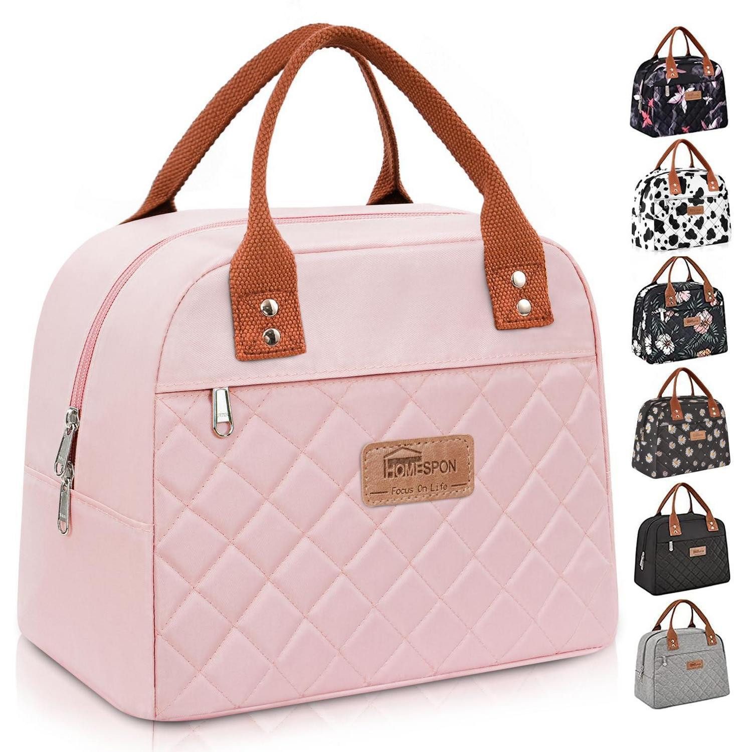 Kühltasche Lunchtasche Kühltasche Lunchbag Lunchbox Isoliertasche Rosa