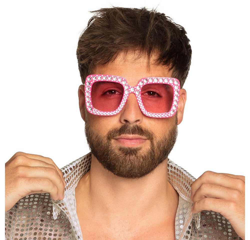 Boland Verkleidungsmaske Partybrille 'Bling Bling', Auswahl