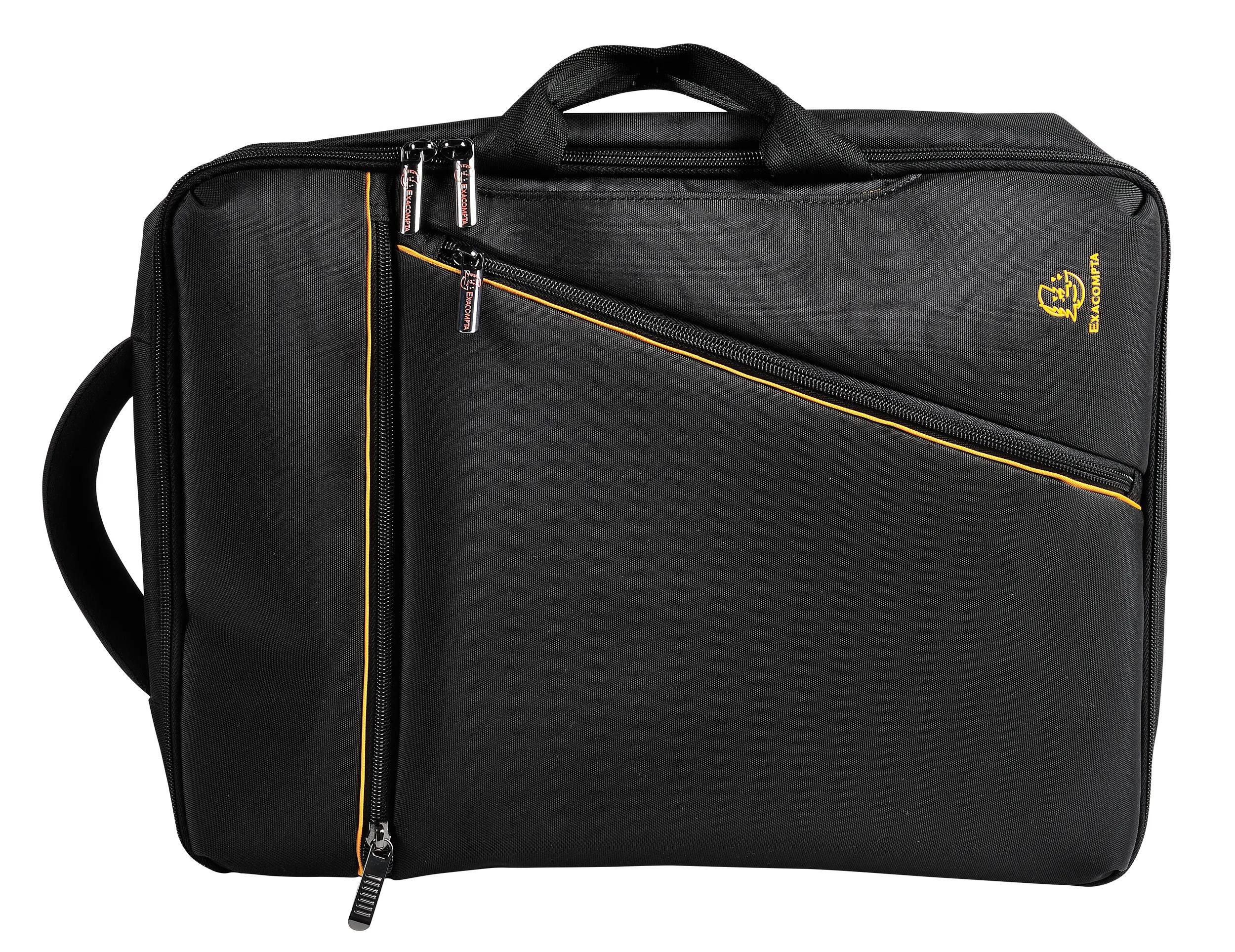 EXACOMPTA Laptoptasche Notebooktasche Dual 15,6'' Exactive - Schwarz - 17734E, Rücksäcke