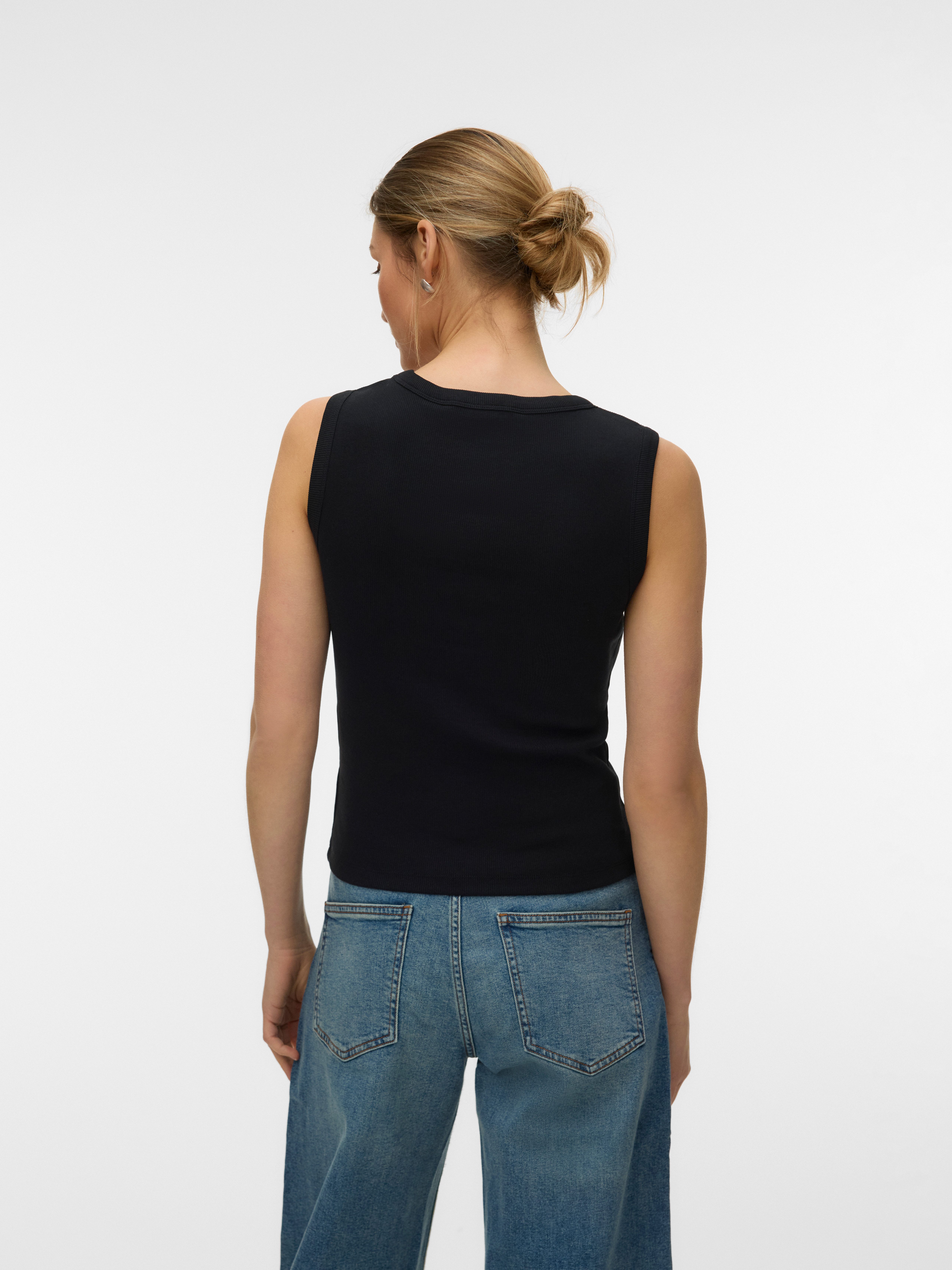 Vero Moda V-Shirt VMCHLOE SHORT DEEP V-NECK TOP JRS NOOS Baumwollmischung, regular fit