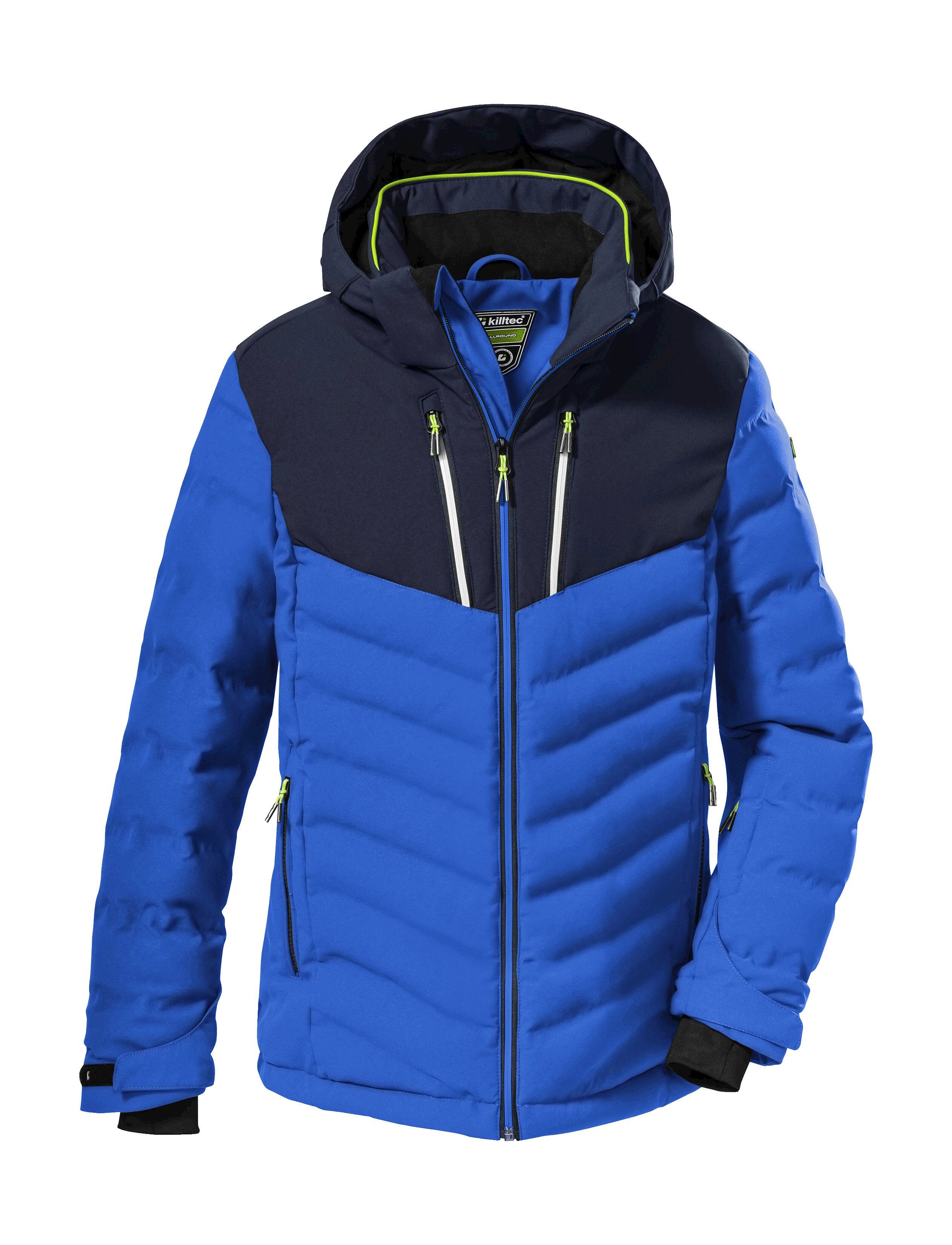 Killtec Bambini E Ragazzi Giacca Da Sci/giacca Da Sci Trapuntata Con Cappuccio E Paraneve Ksw 382 Bys Qltd Jckt Neon Blue 128 42453 000 34 Da 79 95 A 52 61