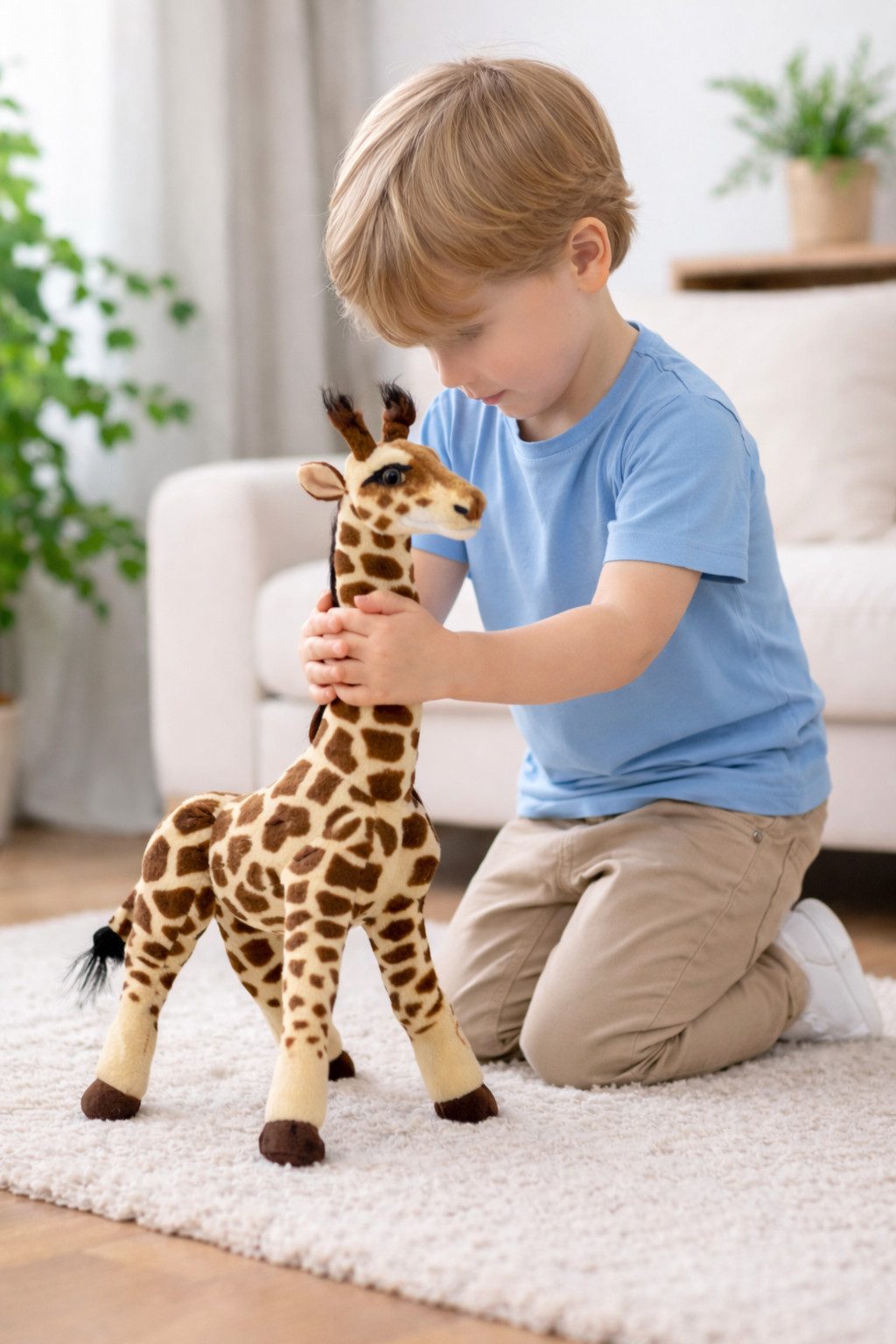 Sweety-Toys Kuscheltier Sweety Toys 10561 Plüsch Giraffe stehend 53 cm